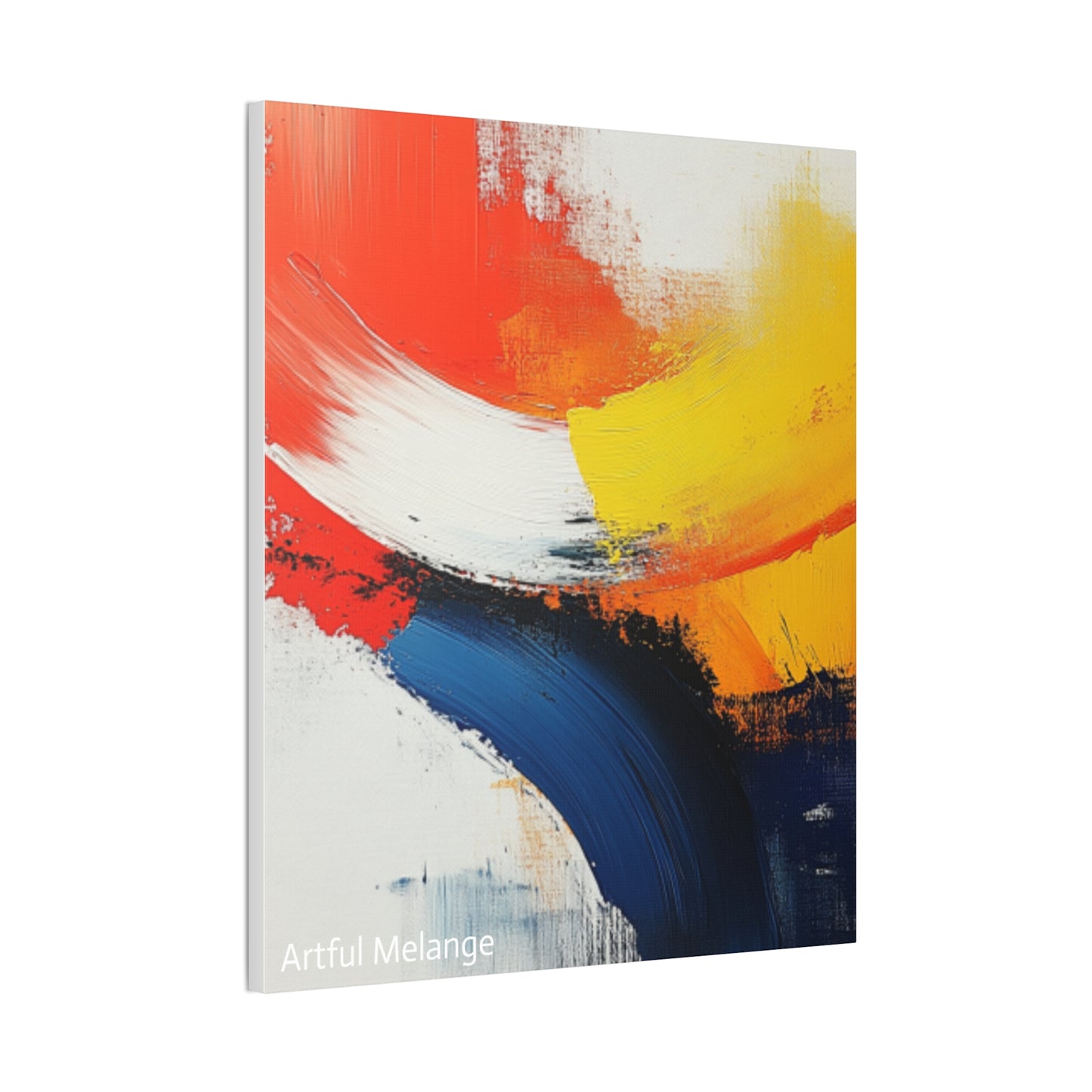 Acrylic Abstract Canvas Print - Richly Textured Artistry