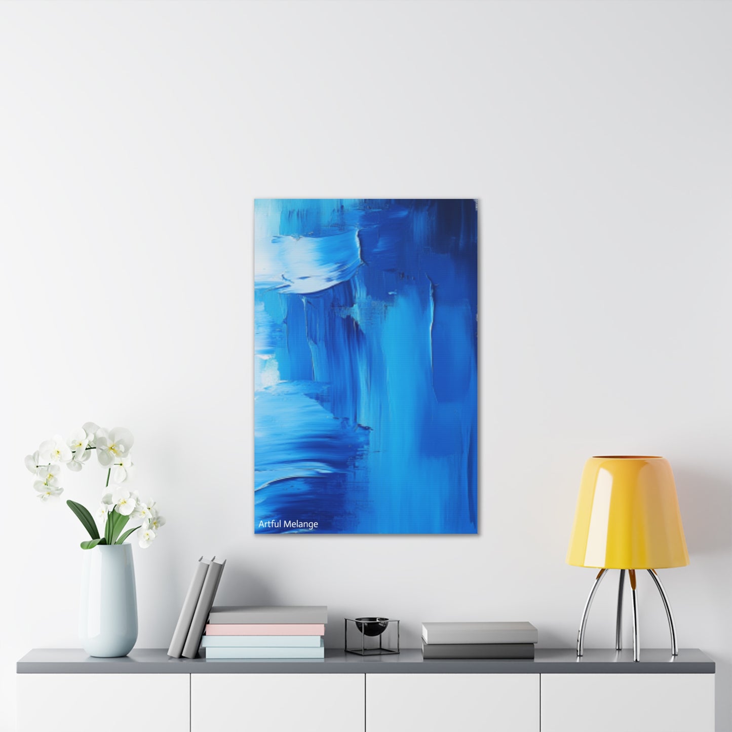 Acrylic Abstract Canvas Print - Richly Textured Artistry