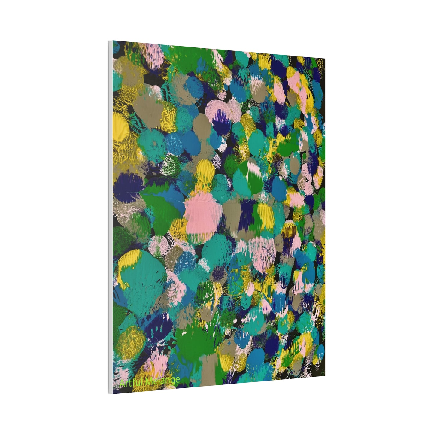 Acrylic Abstract Canvas Print - Richly Textured Artistry