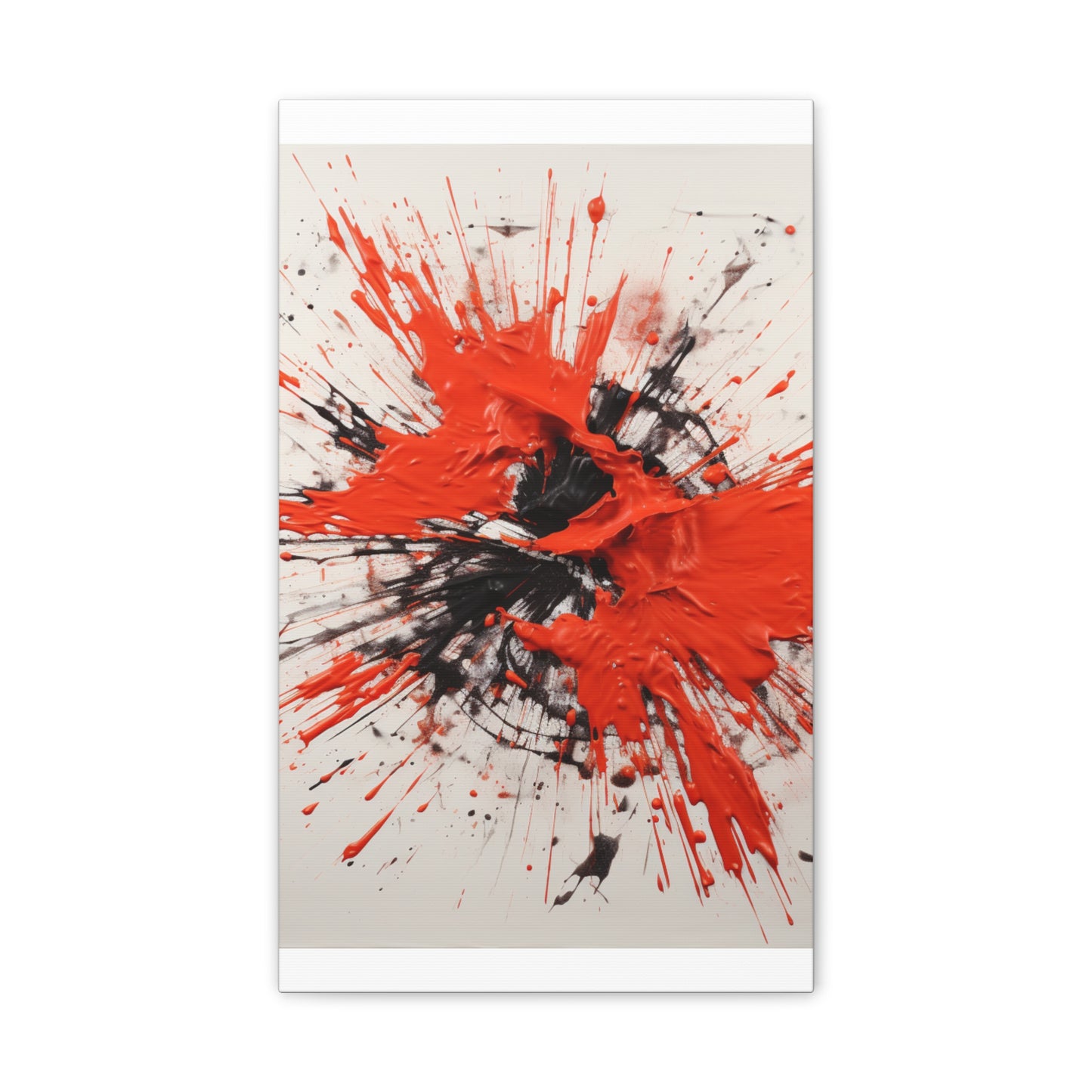 Acrylic Abstract Canvas Print - Richly Textured Artistry