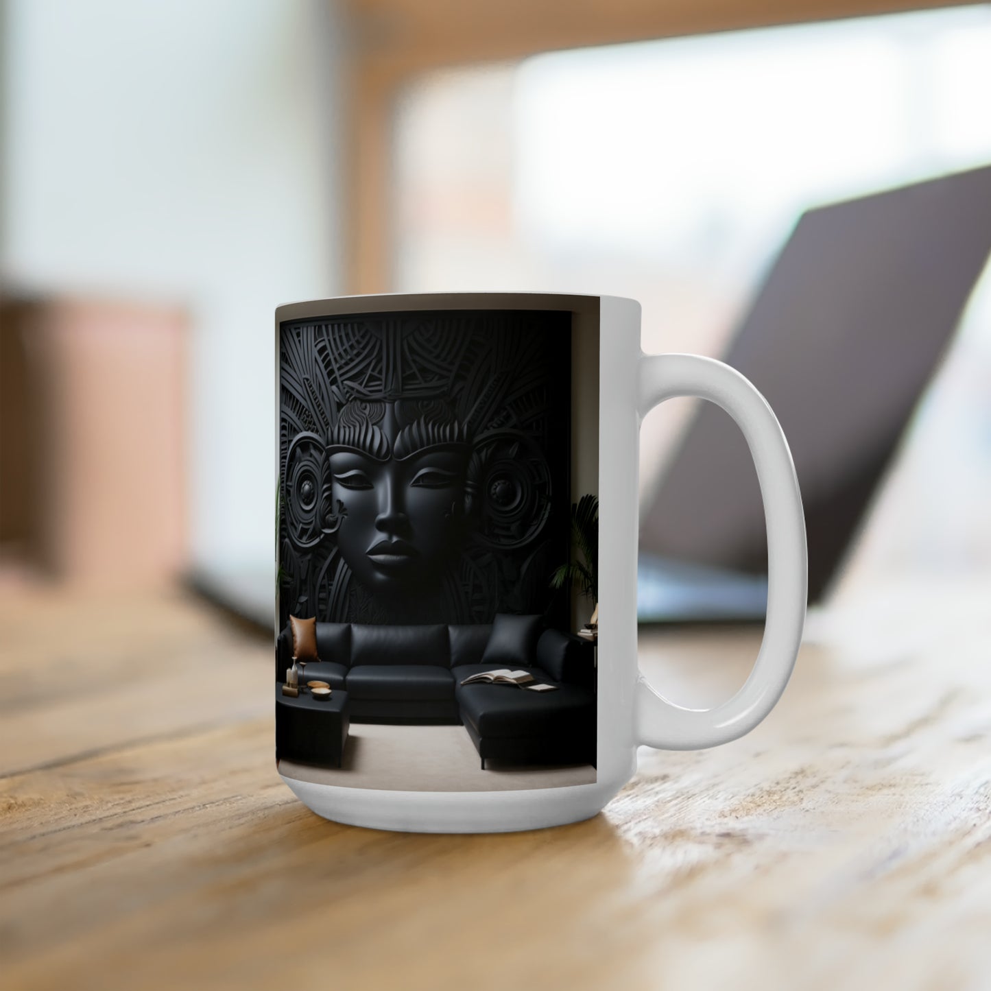 Melanin Magic Ceramic Mug 15oz