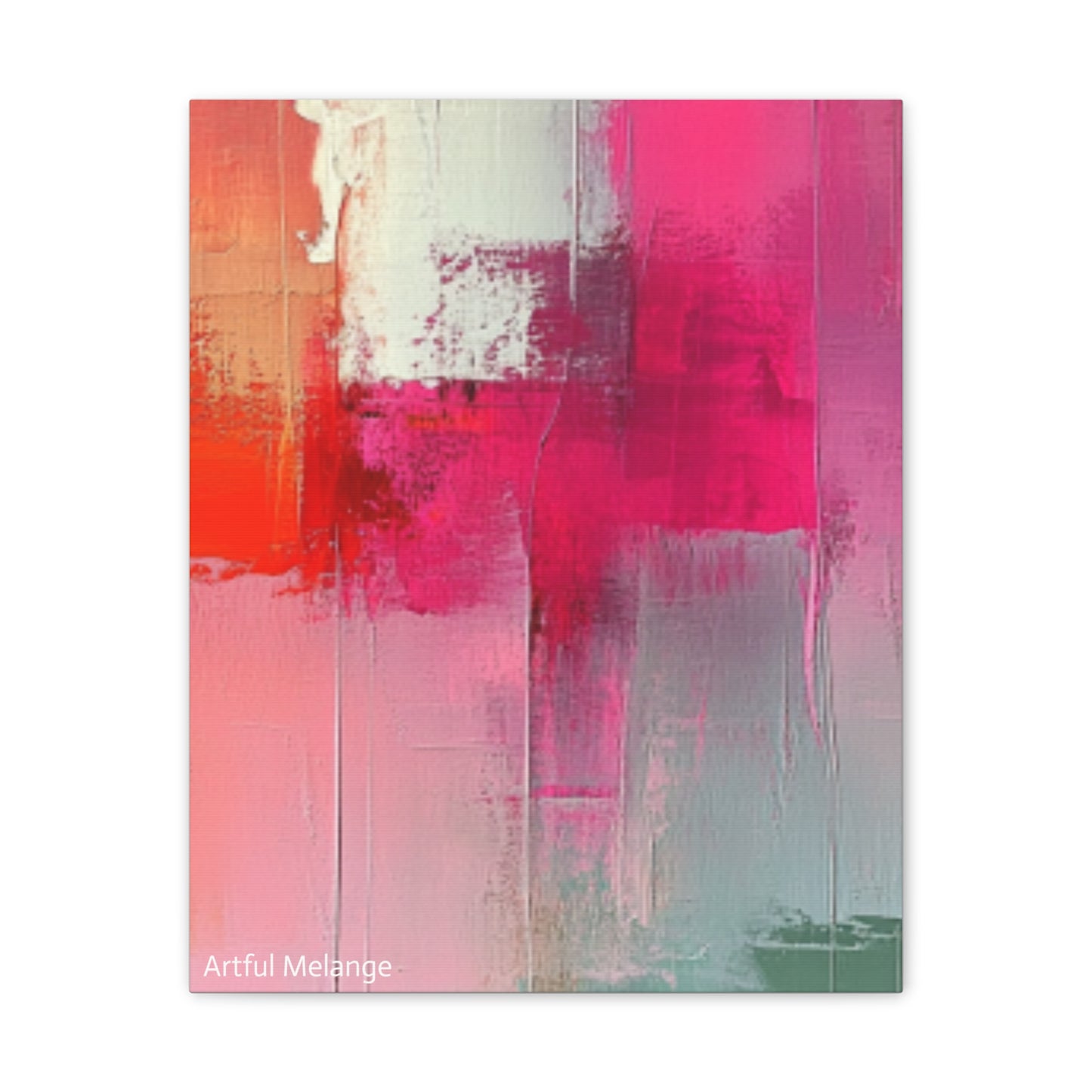 Acrylic Abstract Canvas Print - Richly Textured Artistry