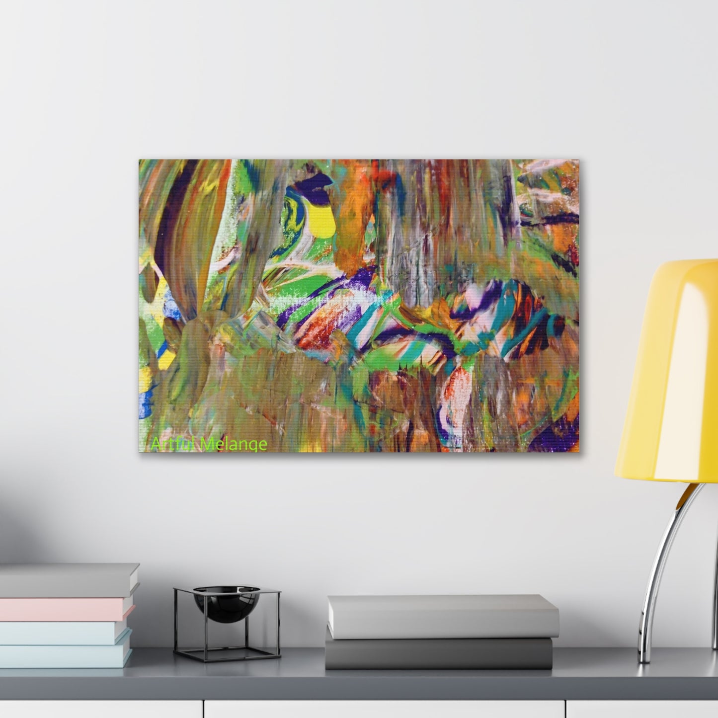 Acrylic Abstract Canvas Print - Richly Textured Artistry