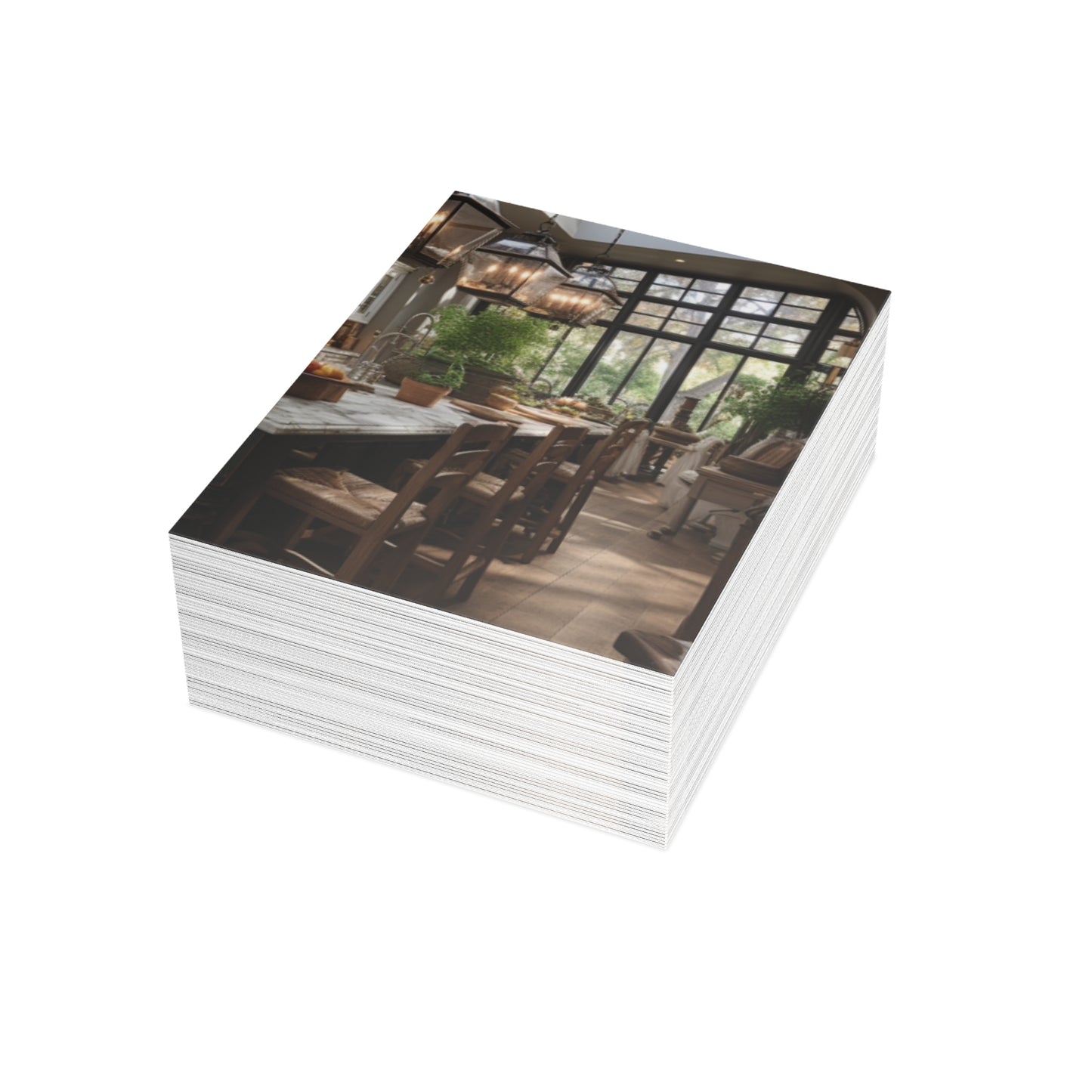 Elegant Kitchen Note Cards (1, 10, 30, and 50pcs)