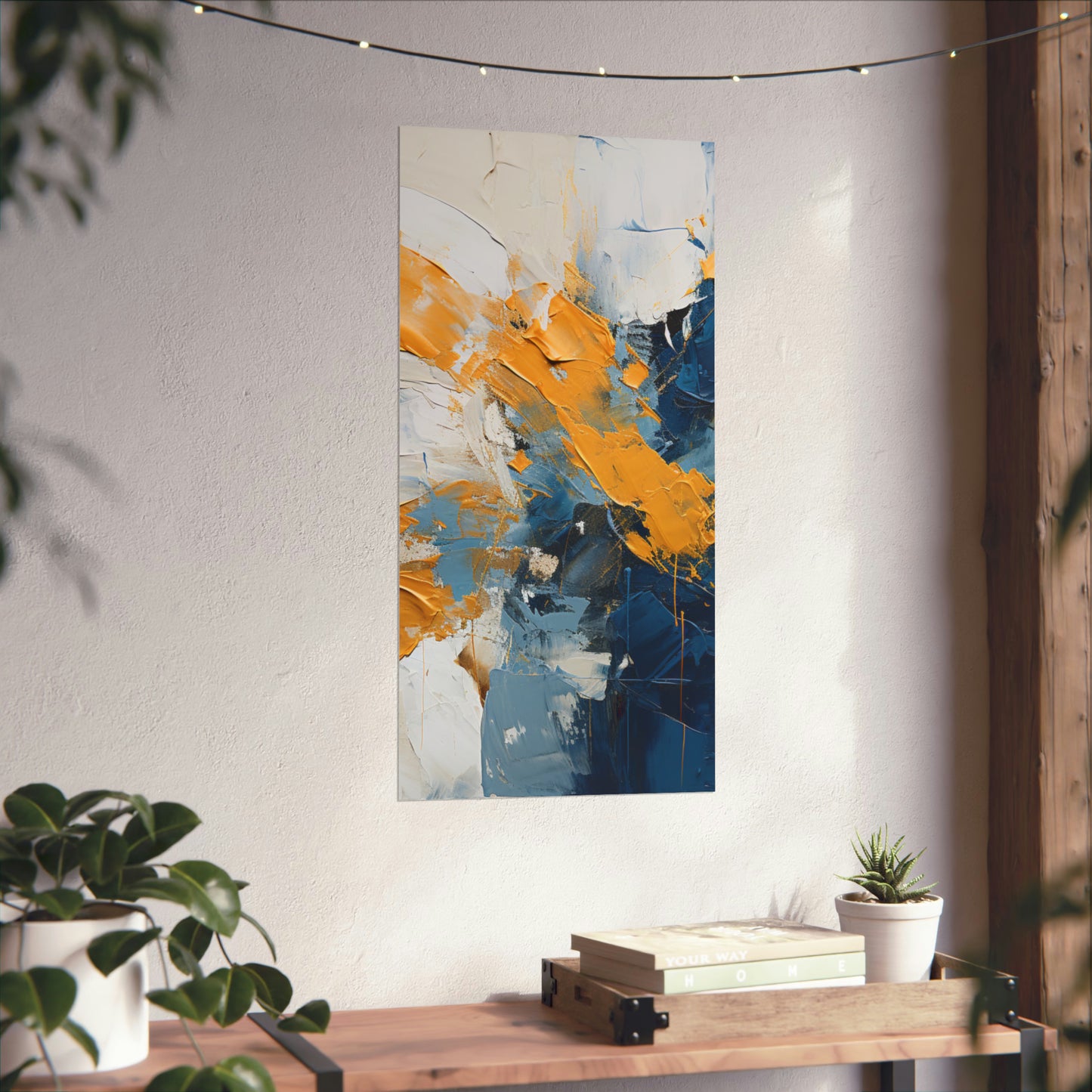 Radiant Harmony Matte Vertical Canvas Poster