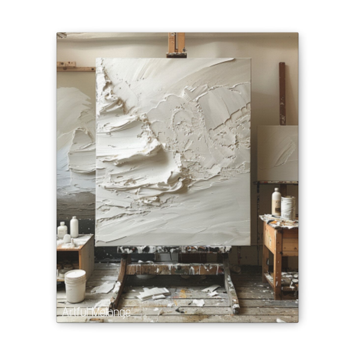 Primary Elegance: A Symphony of Sophistication Canvas Print