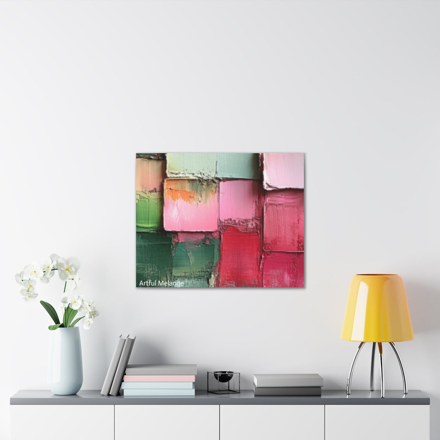 Acrylic Abstract Canvas Print - Richly Textured Artistry