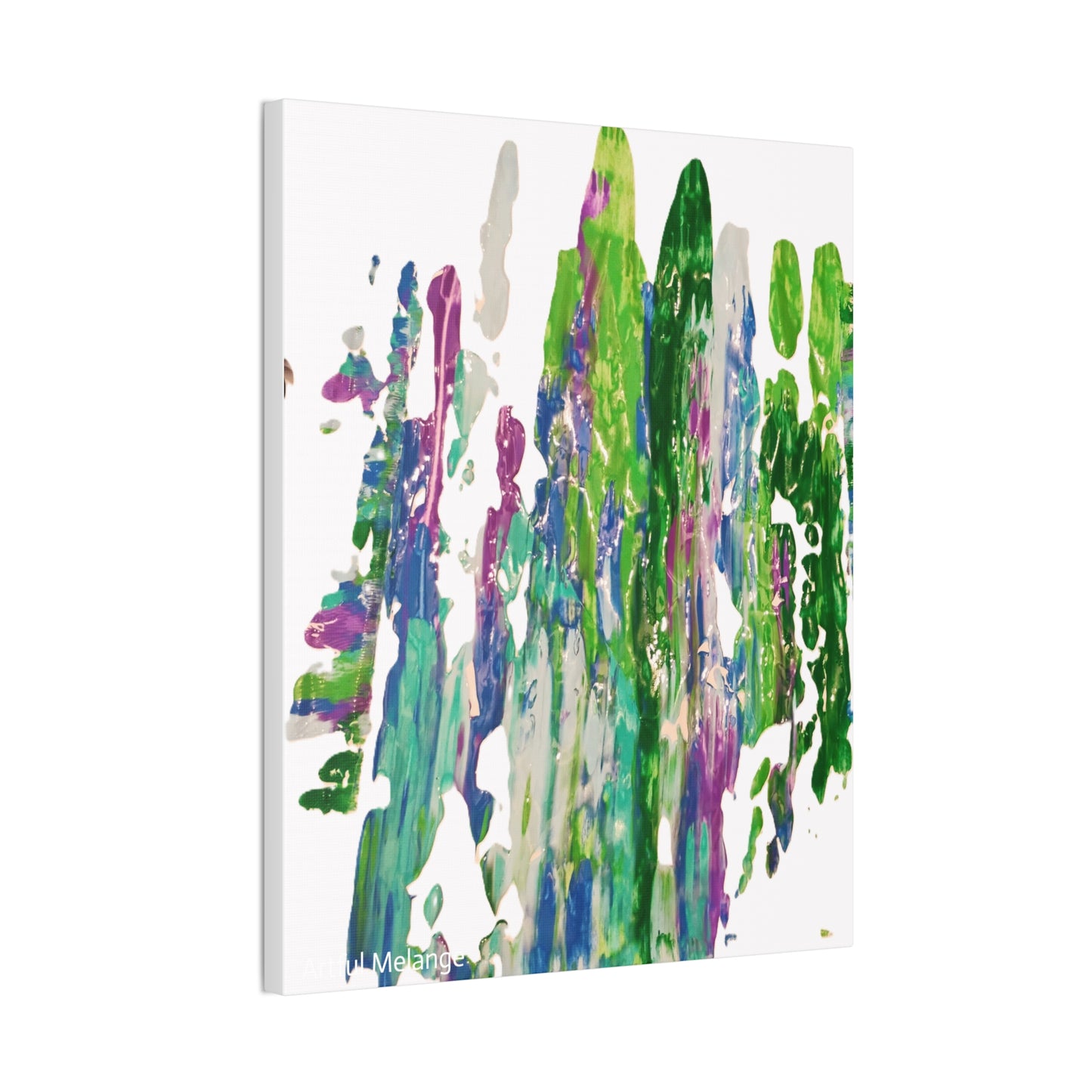 Acrylic Abstract Canvas Print - Richly Textured Artistry