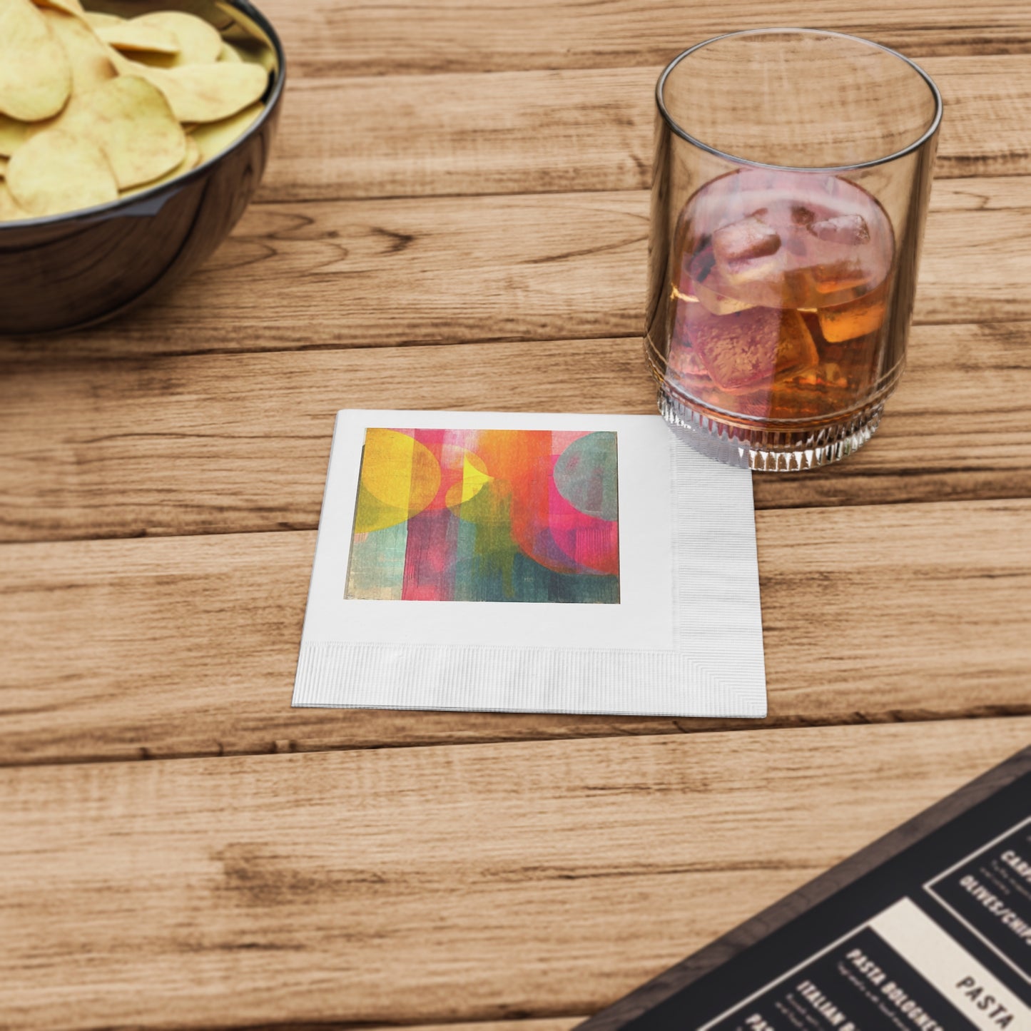 ChromaBlend™ Artistry Abstract Art Napkins”