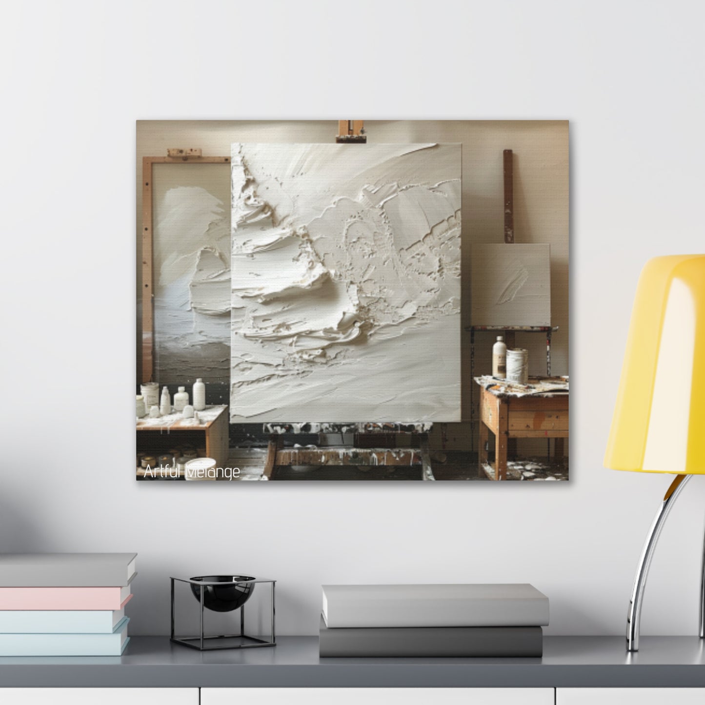 Primary Elegance: A Symphony of Sophistication Canvas Print