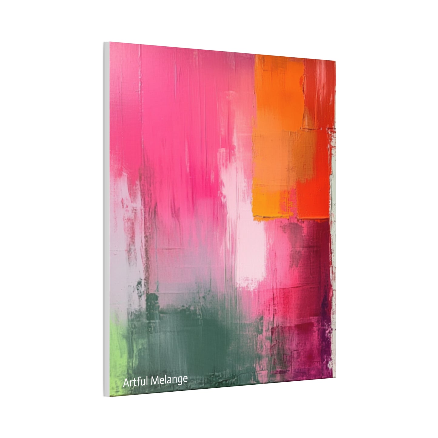 Acrylic Abstract Canvas Print - Richly Textured Artistry