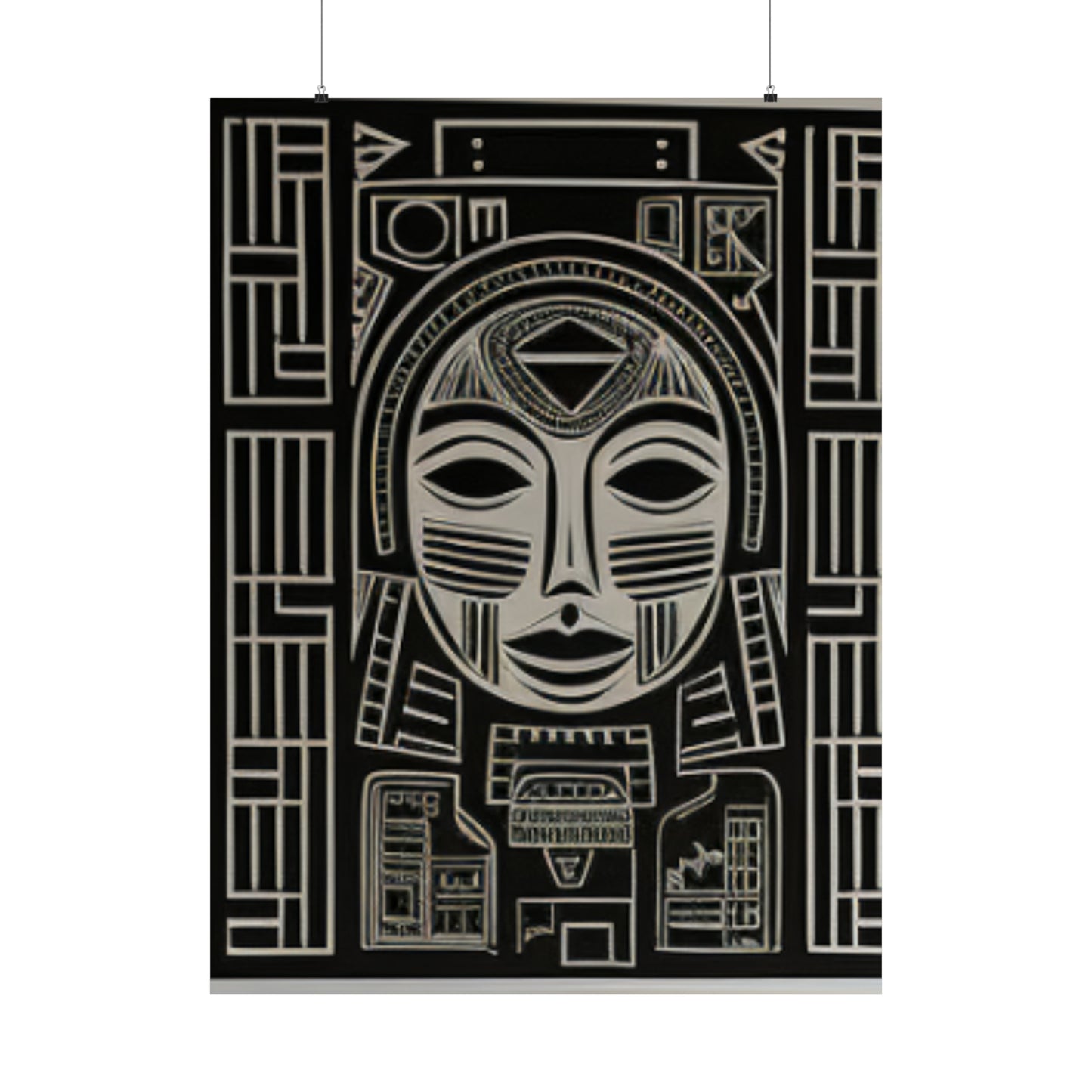 African Essence Matte Vertical Canvas Poster