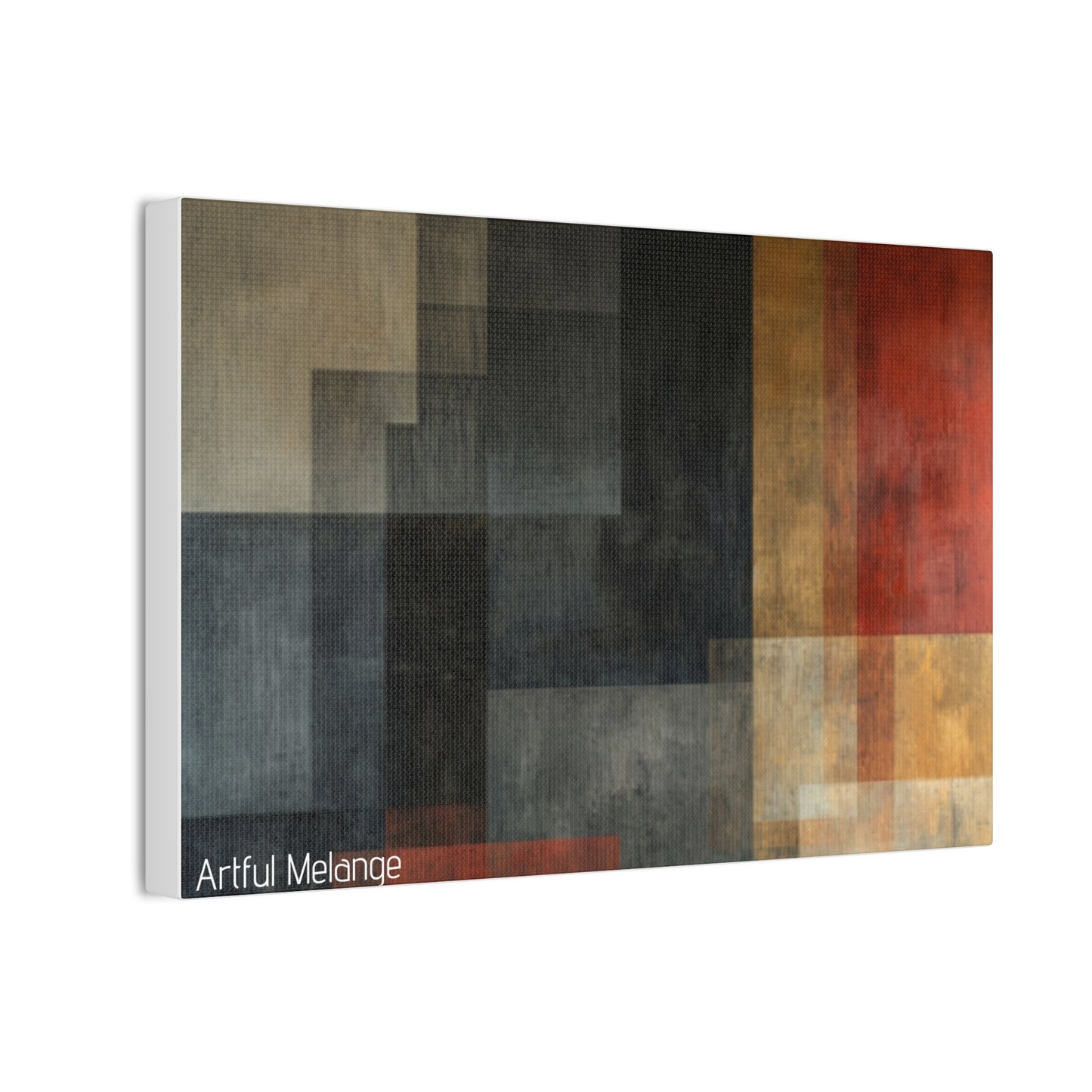 Primary Elegance: A Symphony of Sophistication Canvas Print