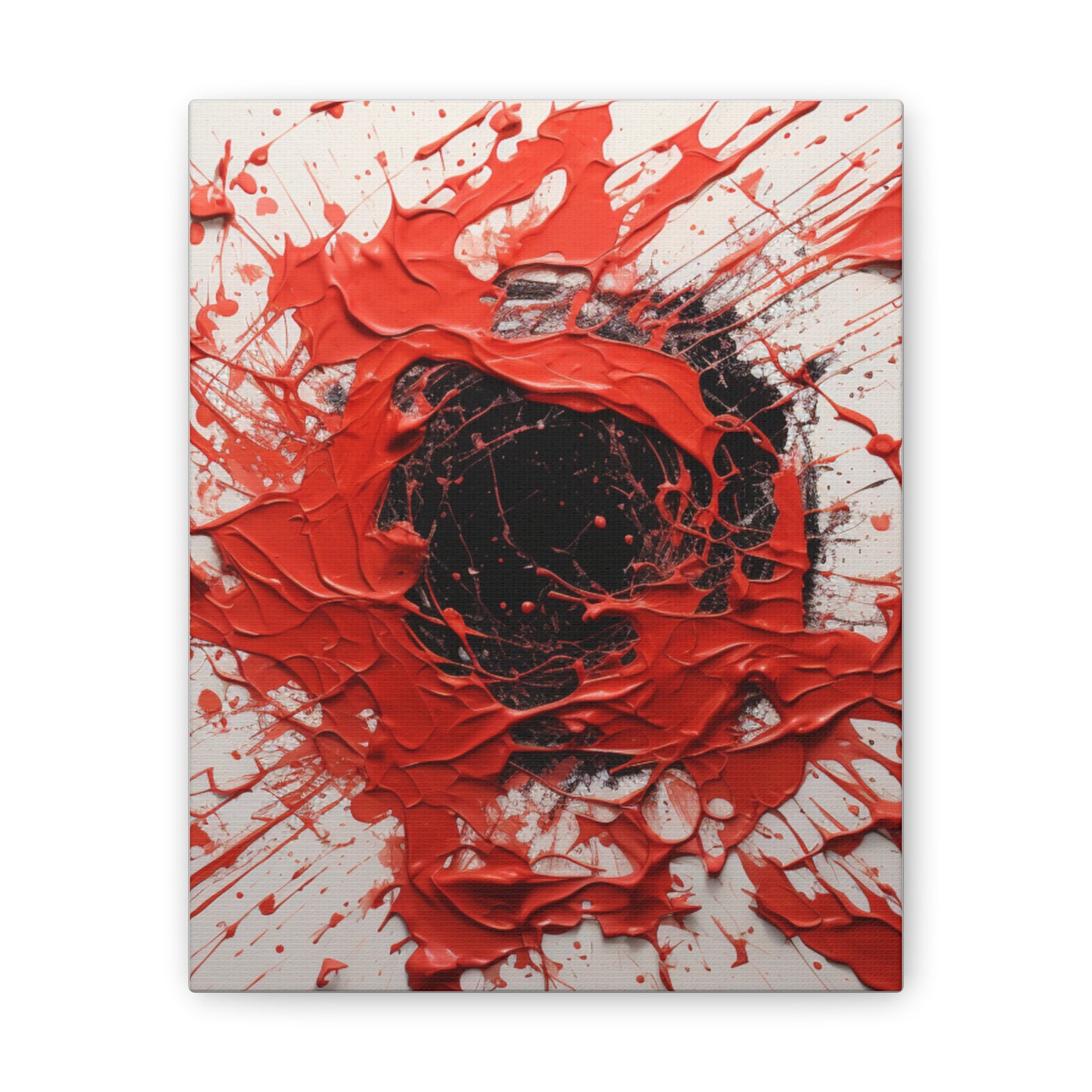 Acrylic Abstract Canvas Print - Richly Textured Artistry