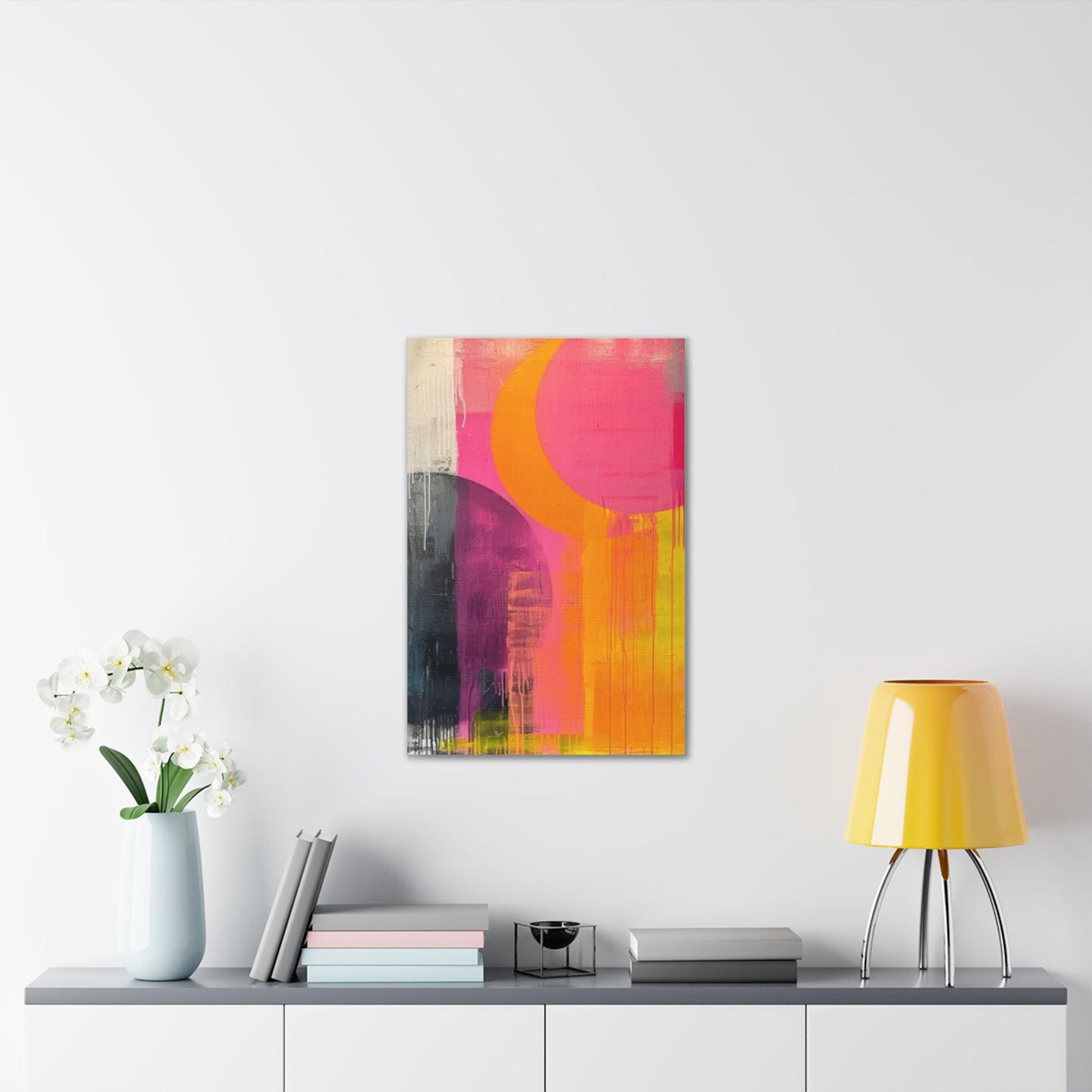 Primary Elegance: A Symphony of Sophistication Canvas Print