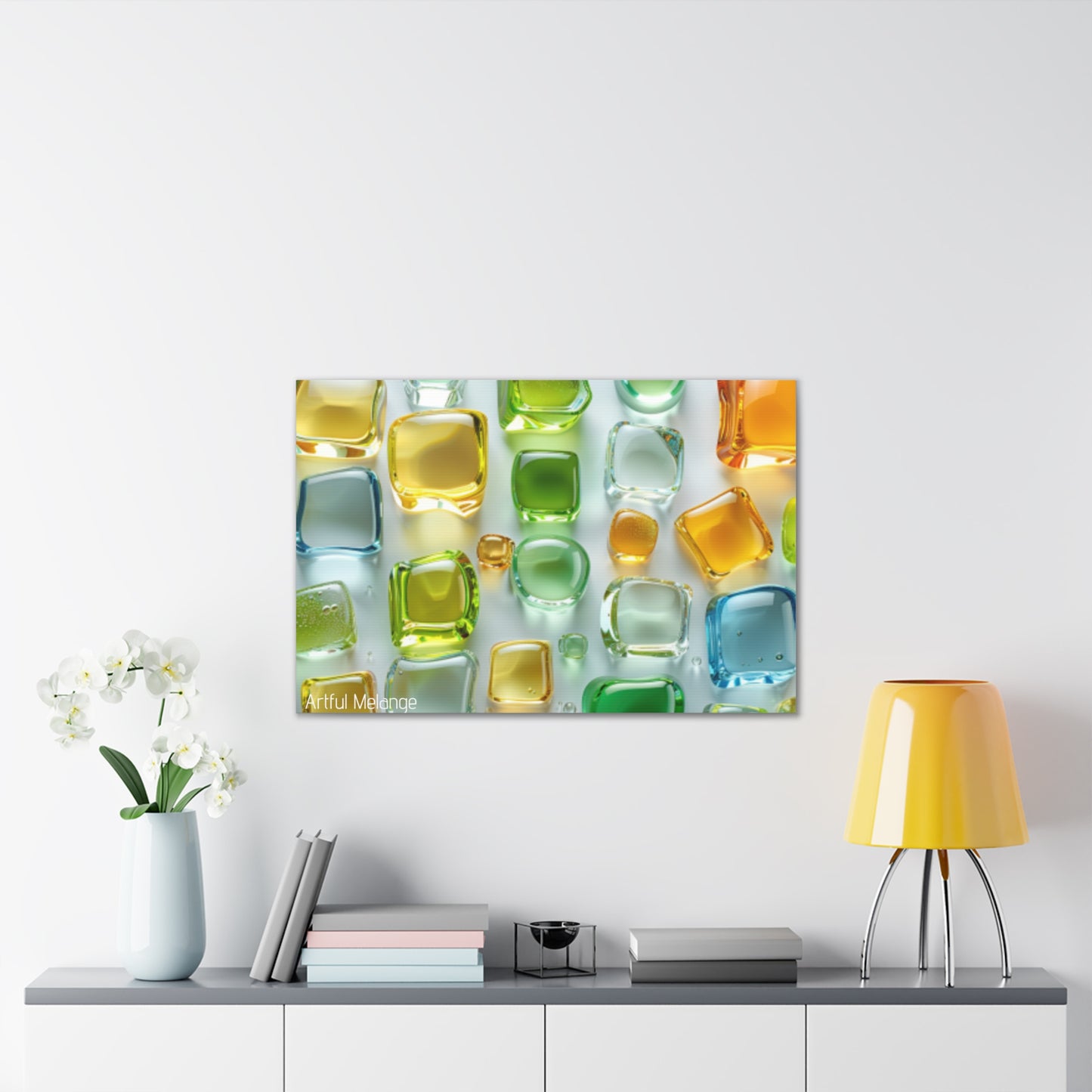 Primary Elegance: A Symphony of Sophistication Canvas Print