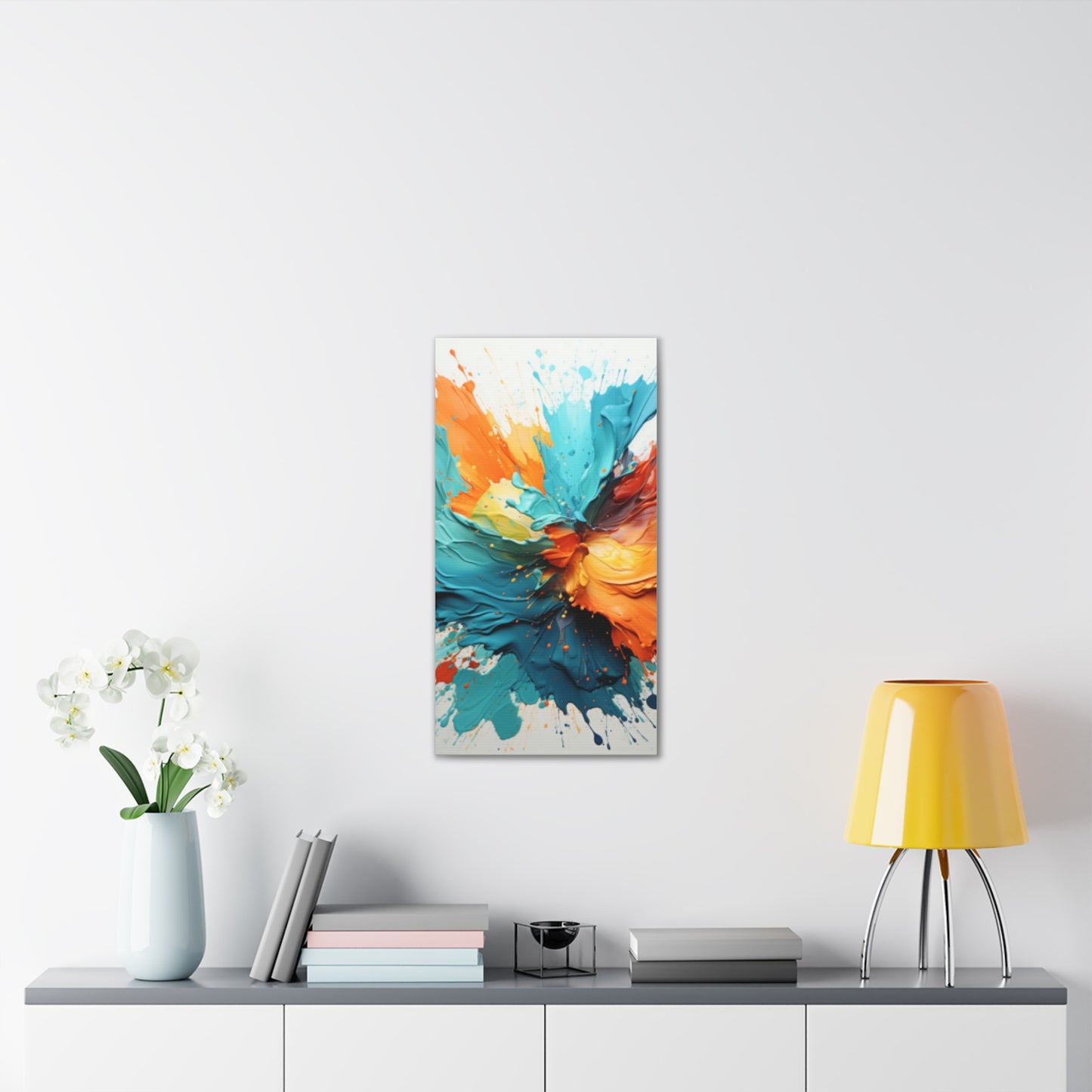 Primary Elegance: A Symphony of Sophistication Canvas Print