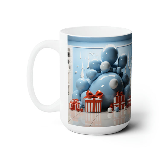 Cozy Holiday Mugs: Embrace the Season with Our Festive Living Scenes 15oz