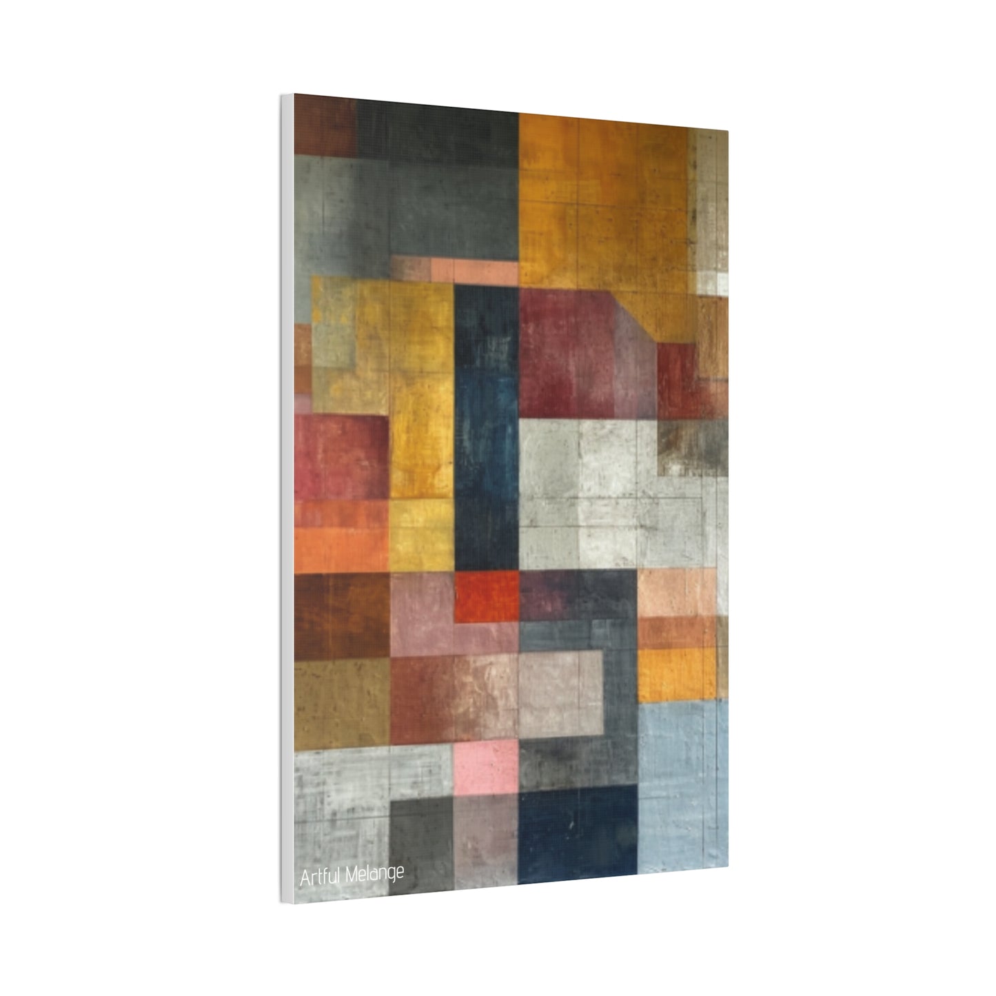 Primary Elegance: A Symphony of Sophistication Canvas Print