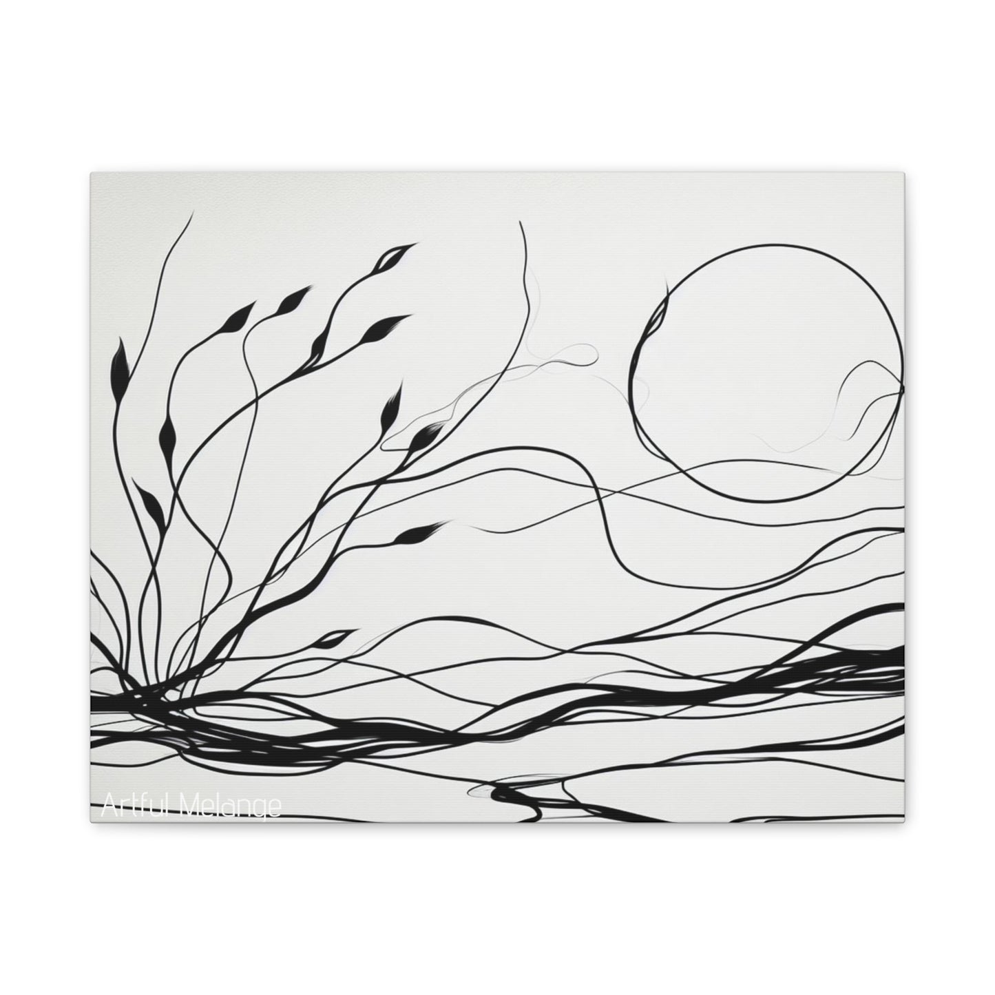 Primary Elegance: A Symphony of Sophistication Canvas Print