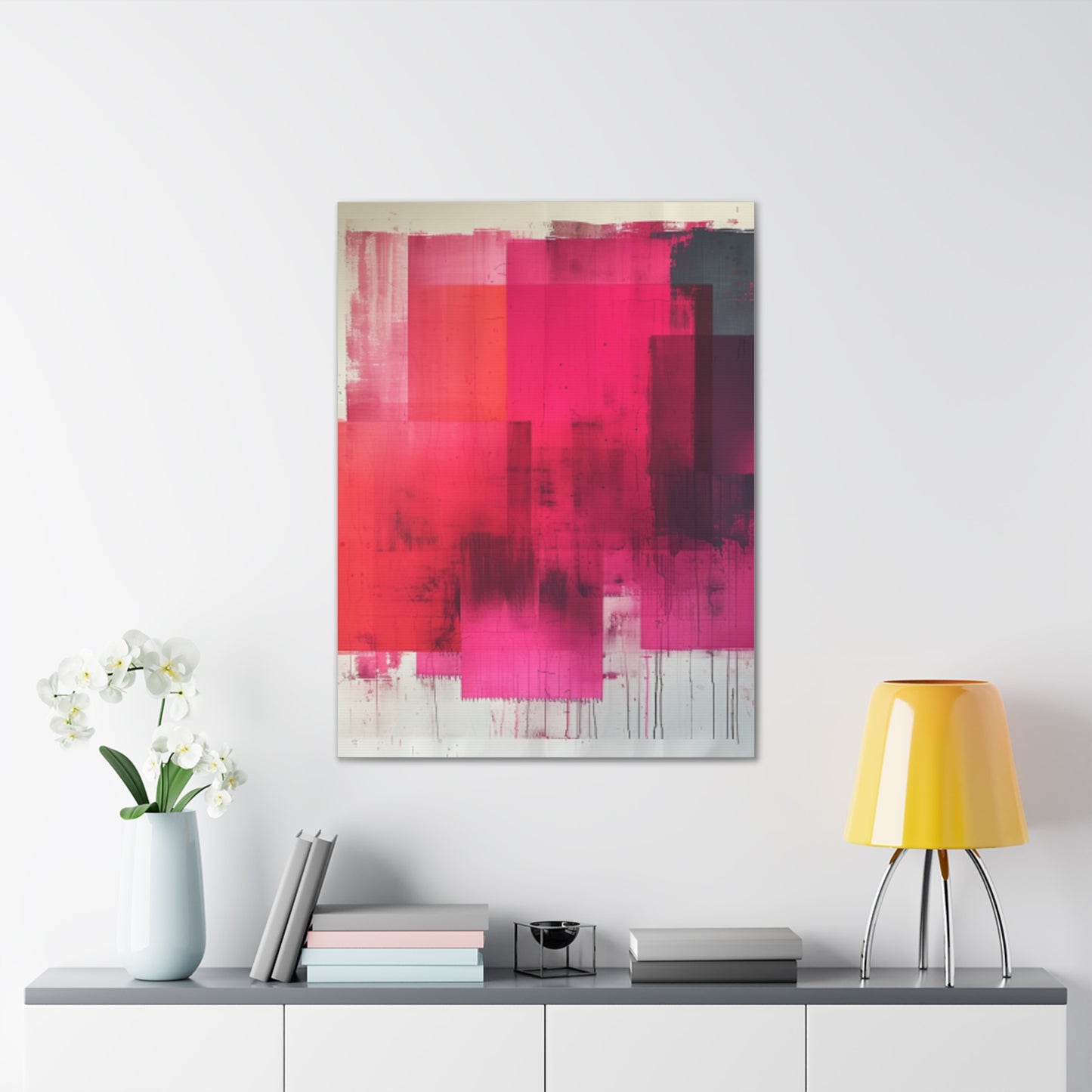 In The Pink: A Symphony of Sophistication Canvas Print