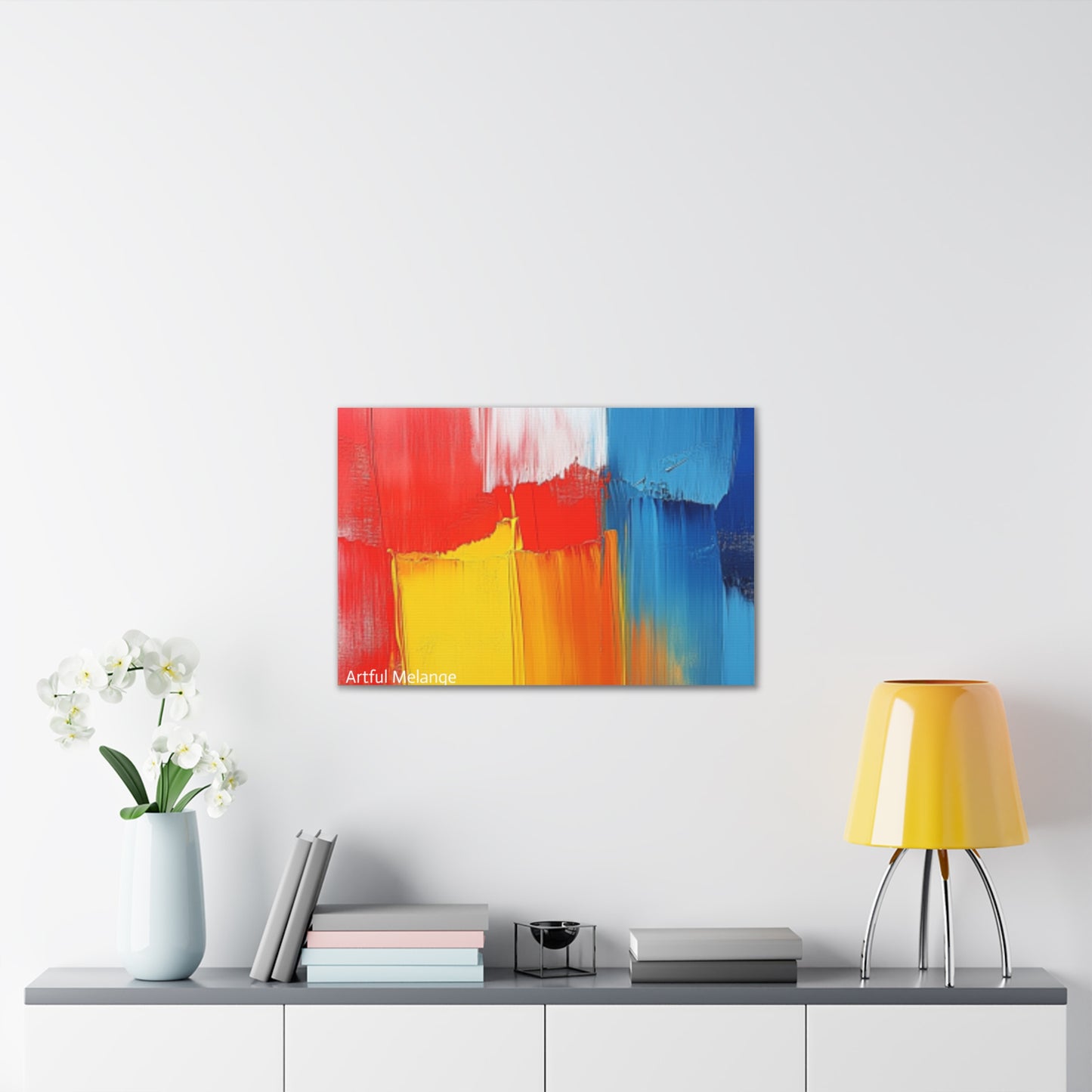 Acrylic Abstract Canvas Print - Richly Textured Artistry