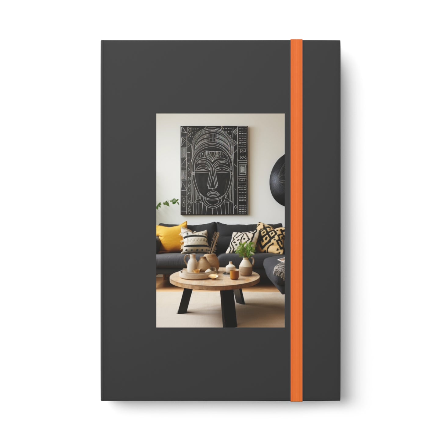 Living Space Design Cover Color Contrast Hardback Journal