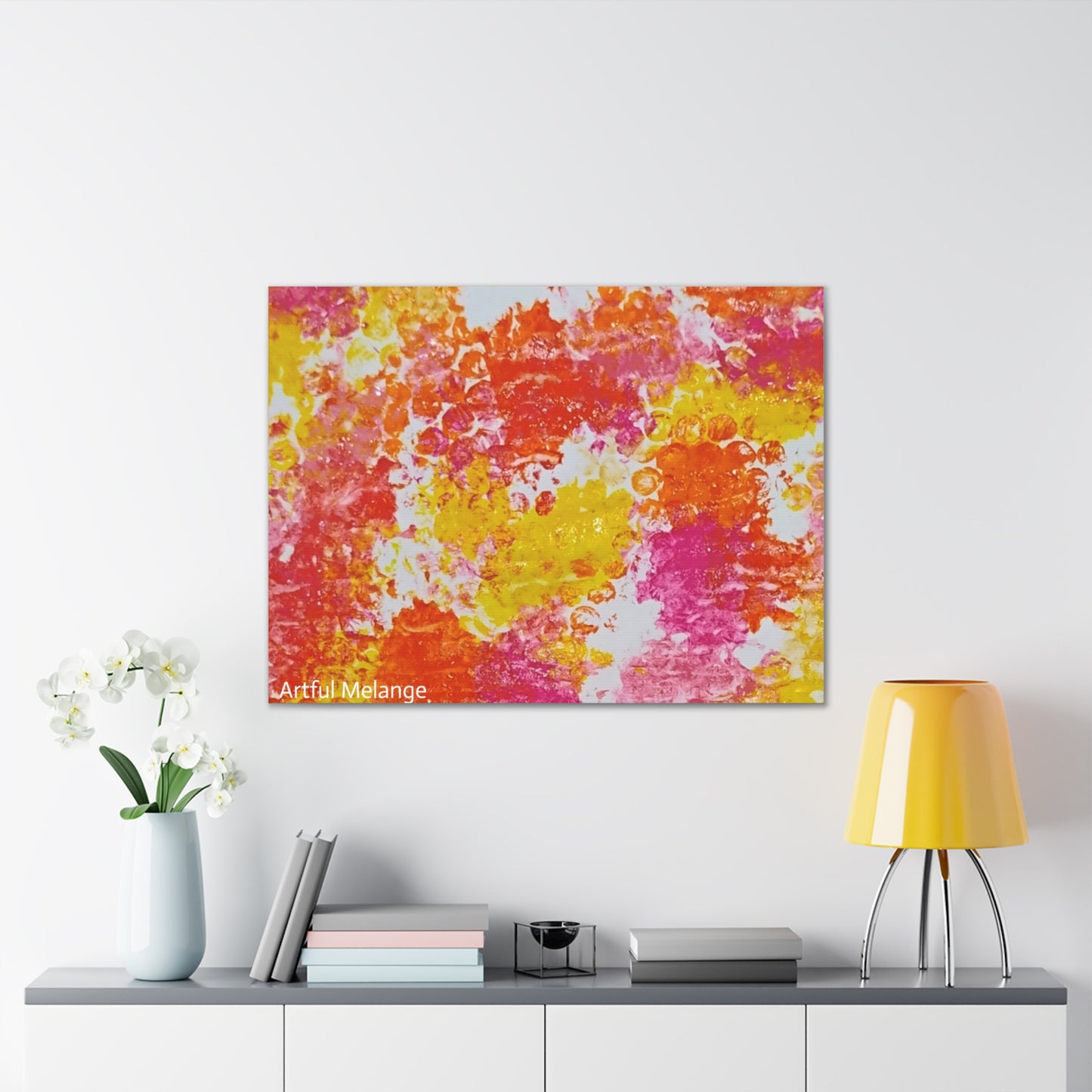 Acrylic Abstract Canvas Print - Richly Textured Artistry