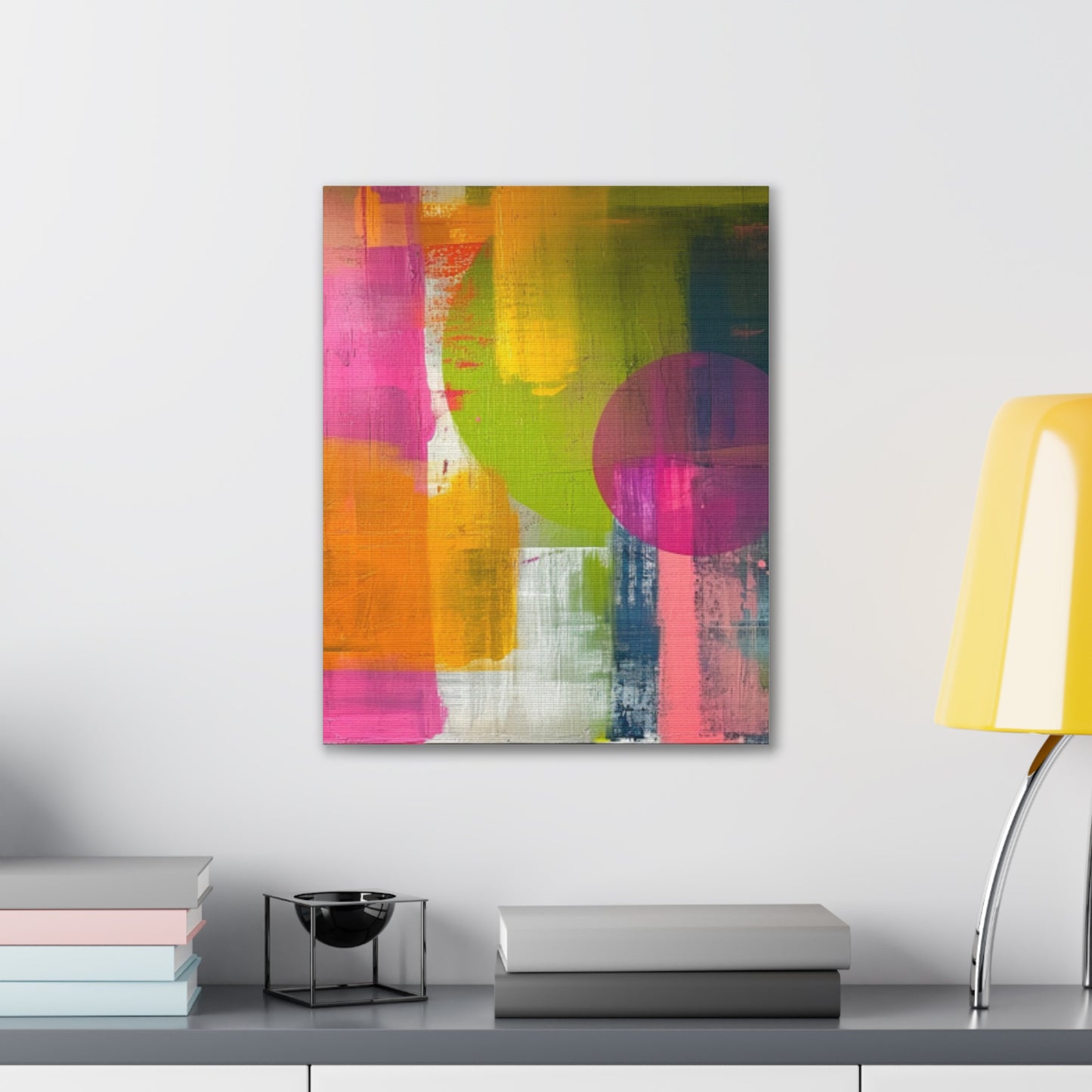 Primary Elegance: A Symphony of Sophistication Canvas Print