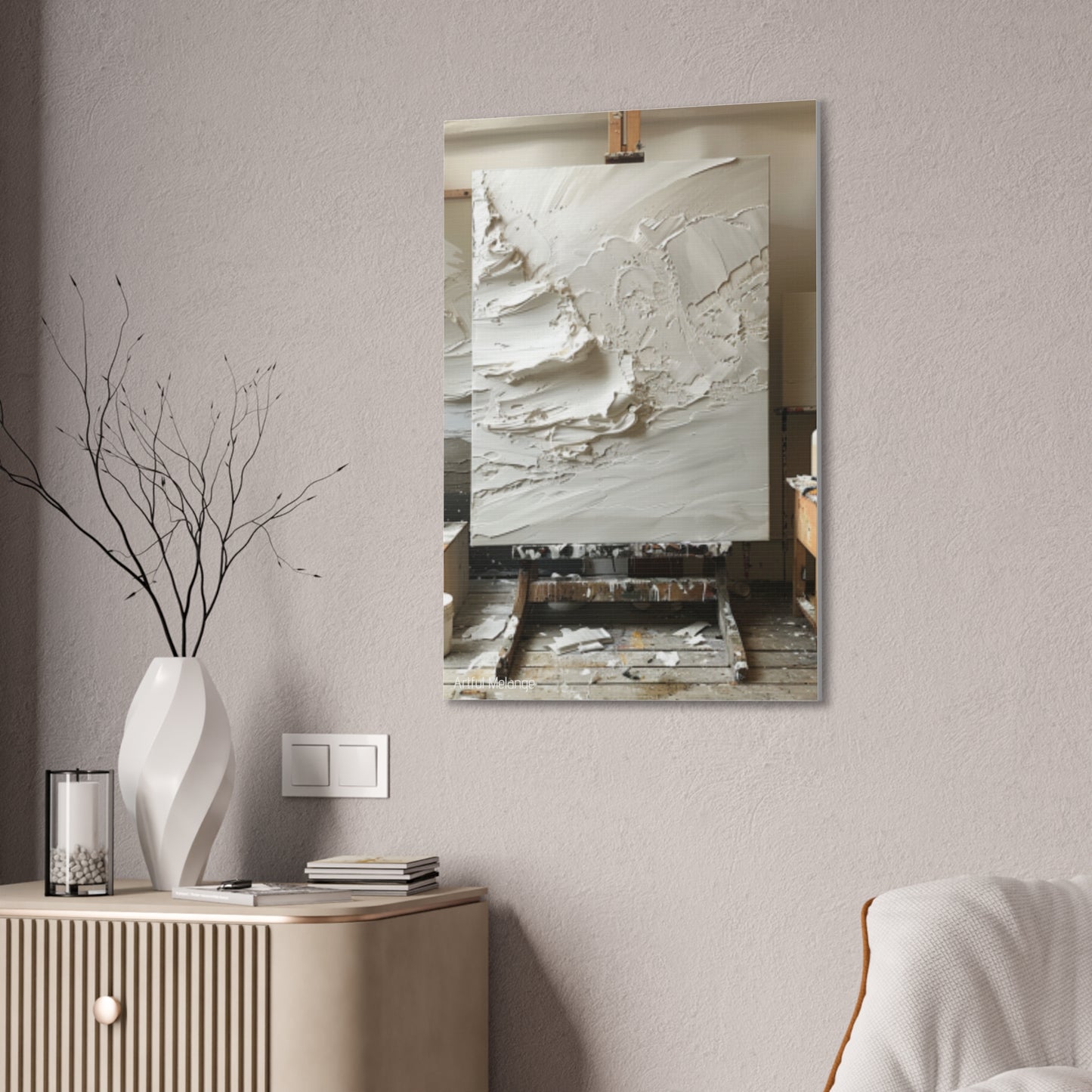 Primary Elegance: A Symphony of Sophistication Canvas Print