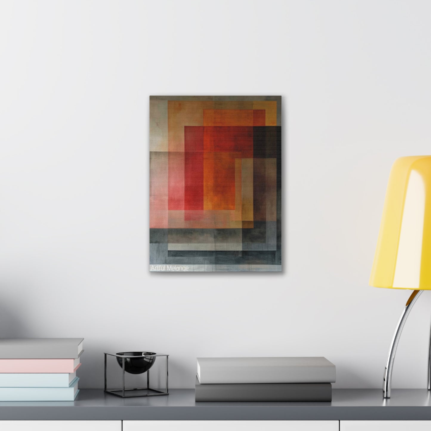 Primary Elegance: A Symphony of Sophistication Canvas Print