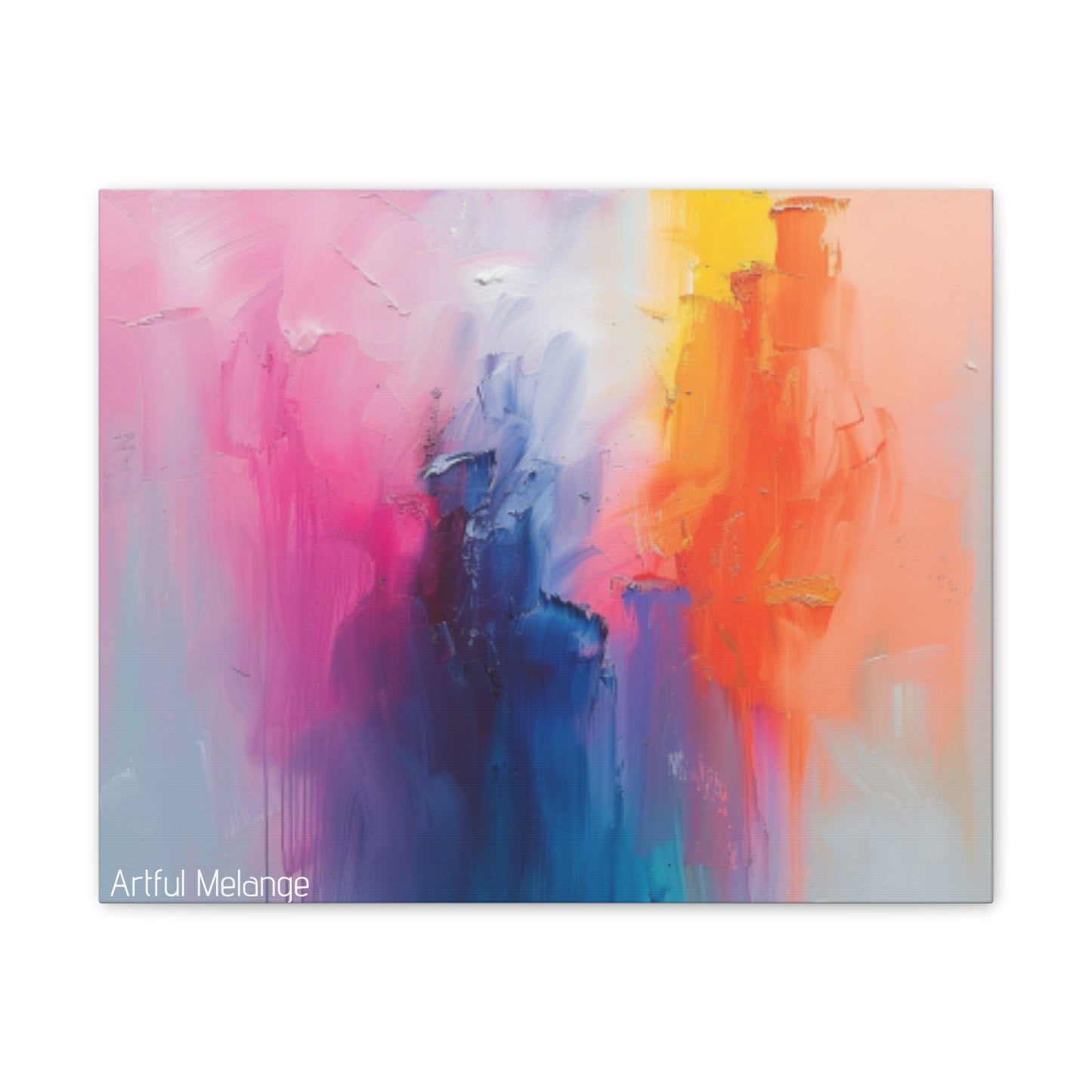 Primary Elegance: A Symphony of Sophistication Canvas Print