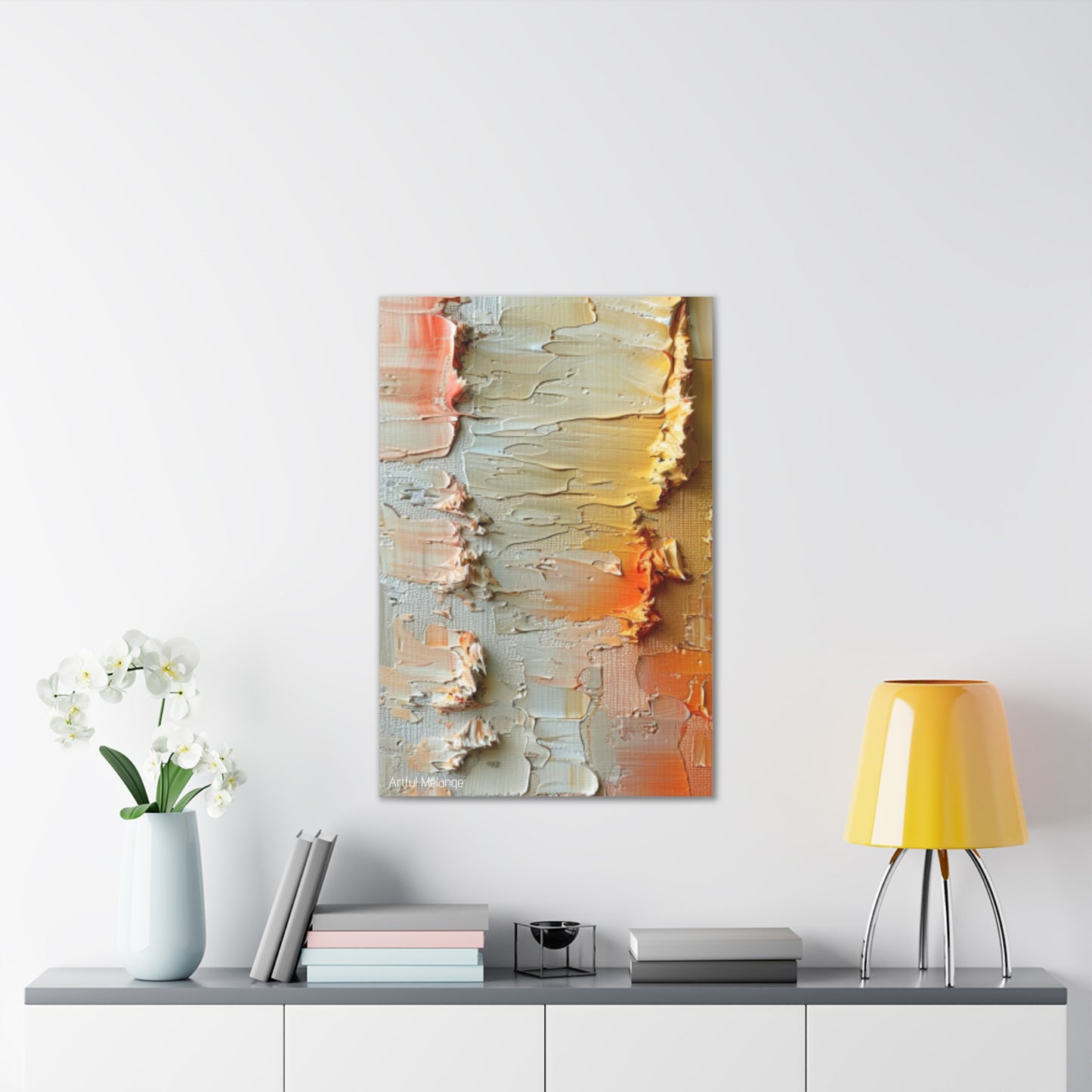 Primary Elegance: A Symphony of Sophistication Canvas Print