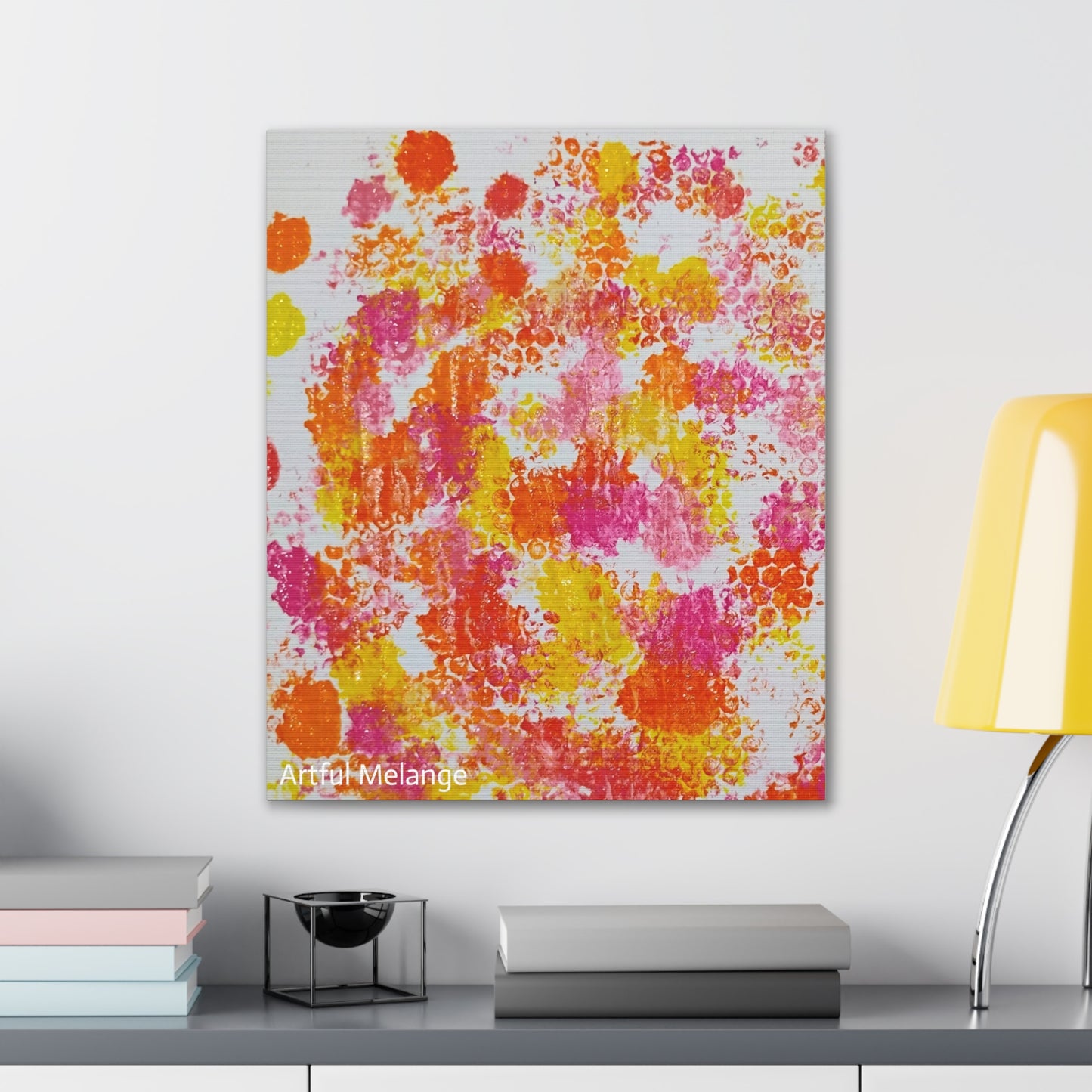 Acrylic Abstract Canvas Print - Richly Textured Artistry