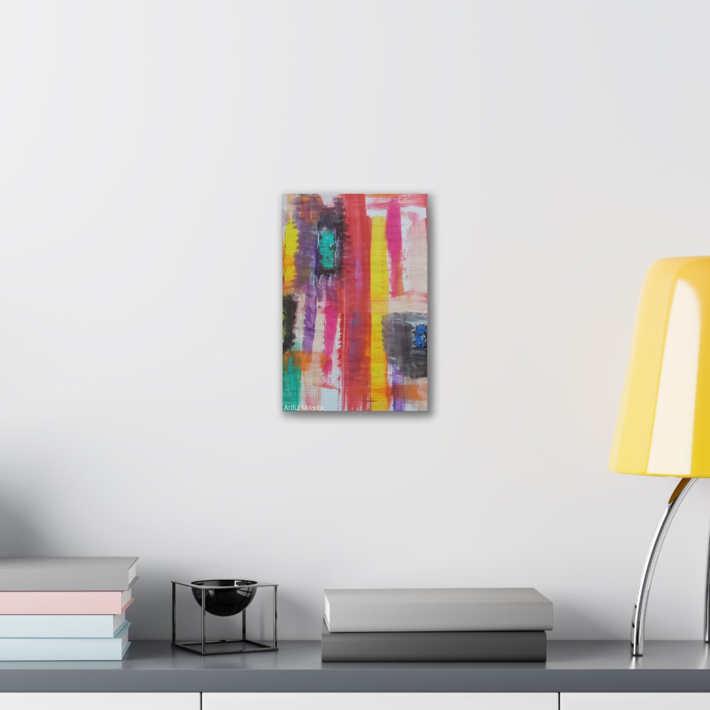 Primary Elegance: A Symphony of Sophistication Canvas Print