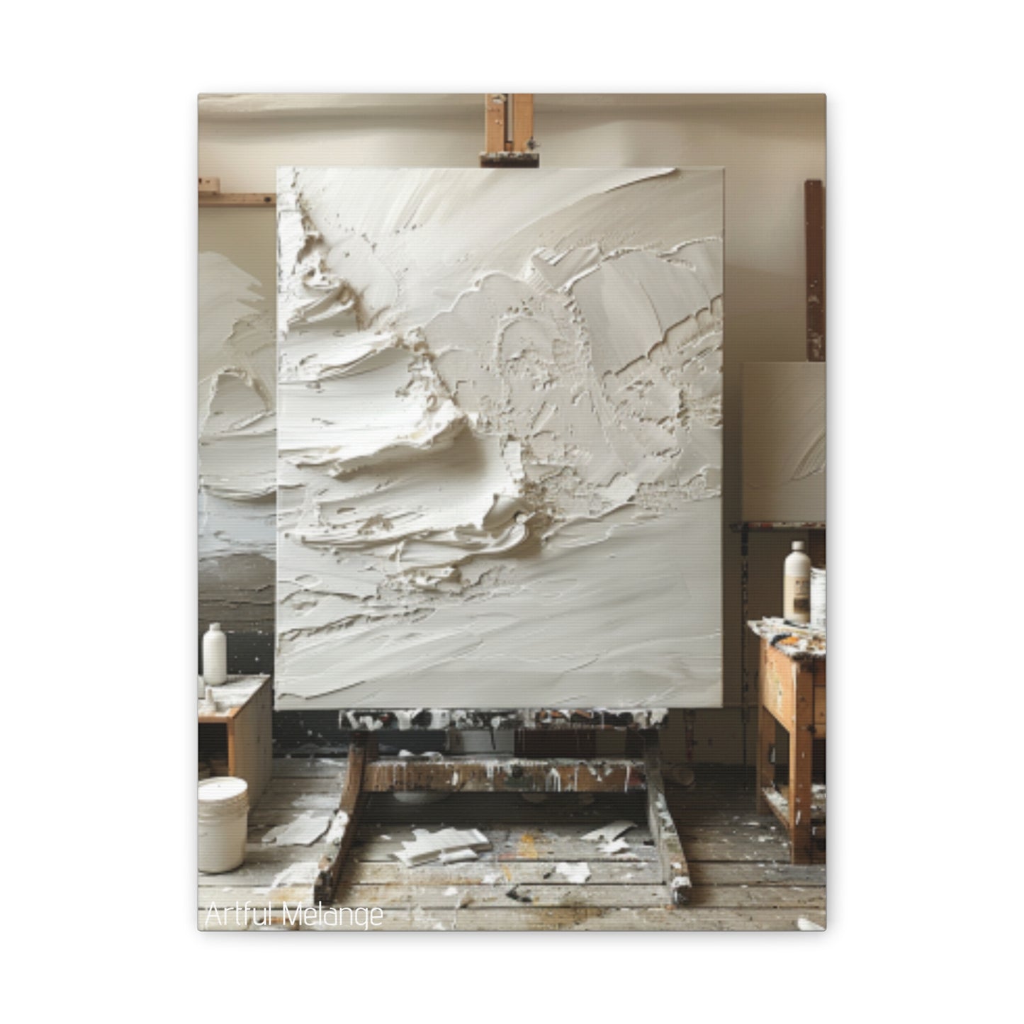 Primary Elegance: A Symphony of Sophistication Canvas Print