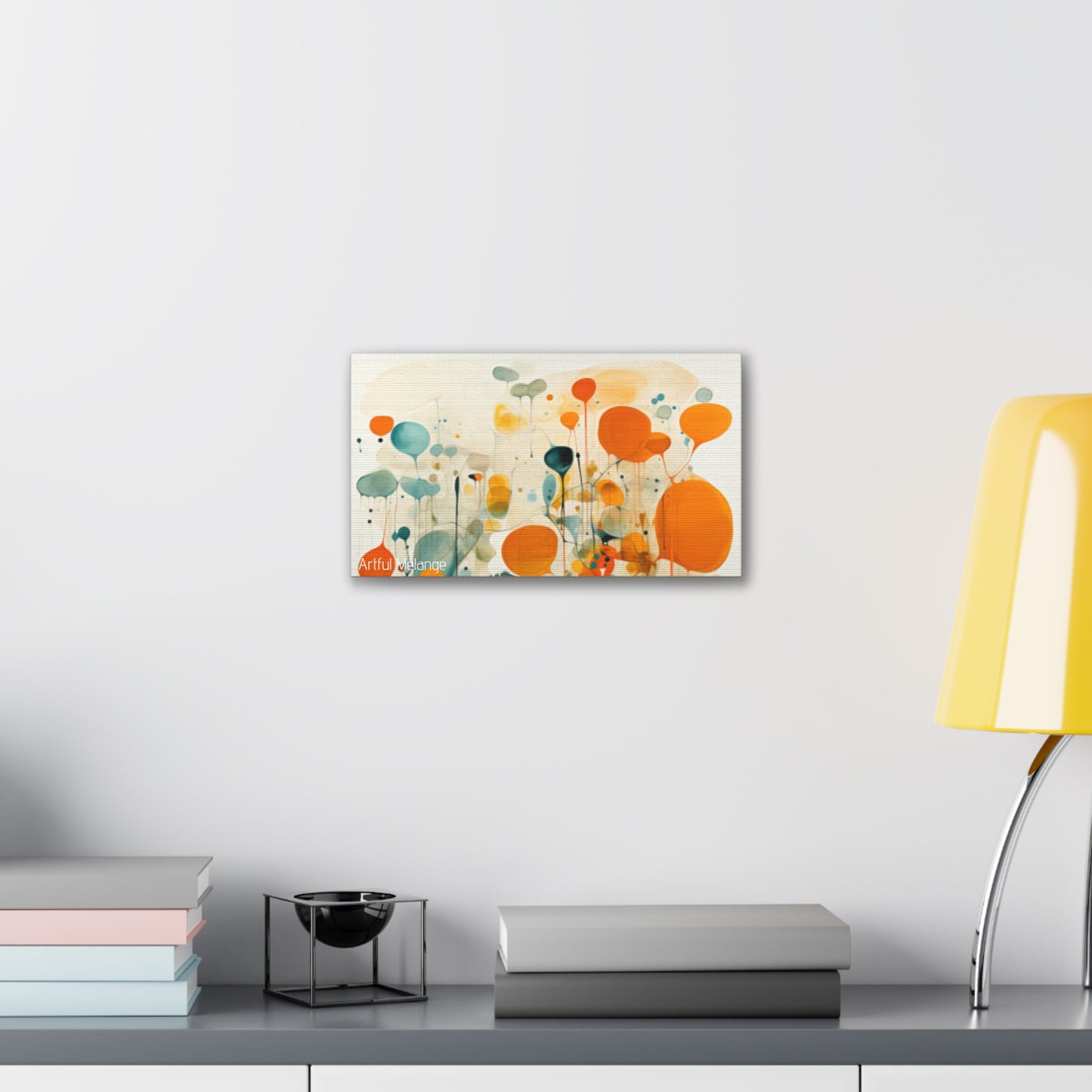 Primary Elegance: A Symphony of Sophistication Canvas Print