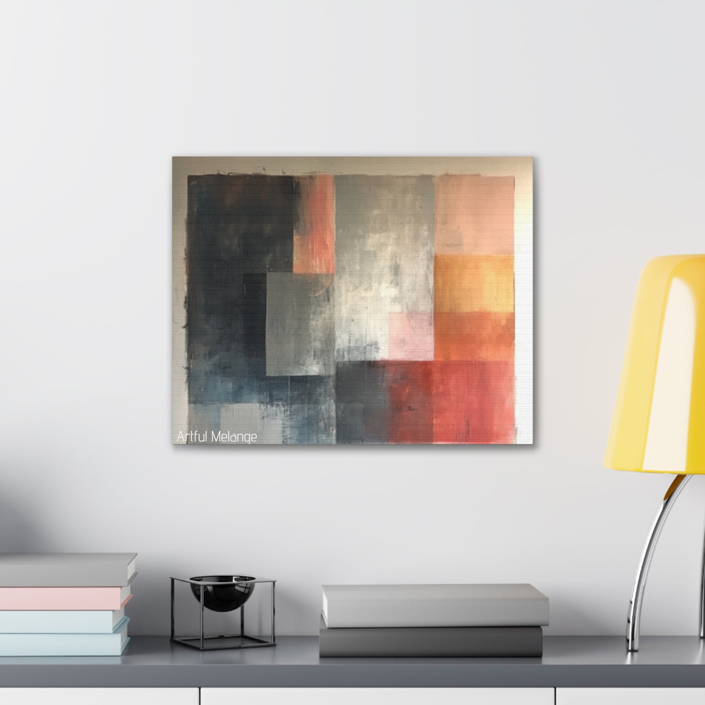 Primary Elegance: A Symphony of Sophistication Canvas Print