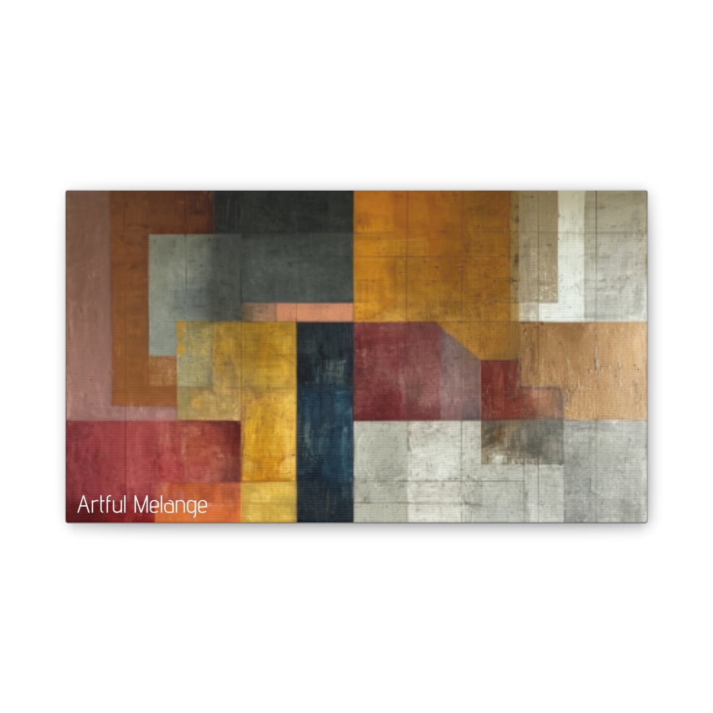 Primary Elegance: A Symphony of Sophistication Canvas Print