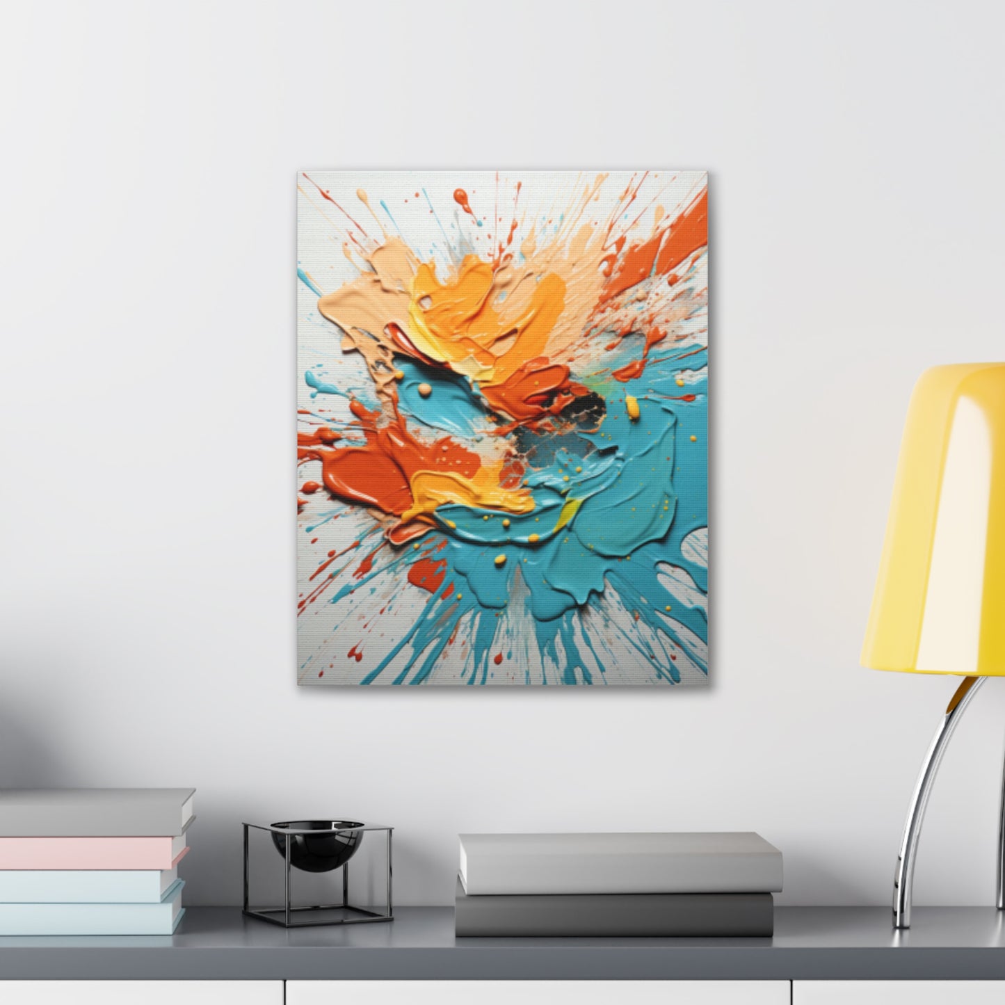 Primary Elegance: A Symphony of Sophistication Canvas Print