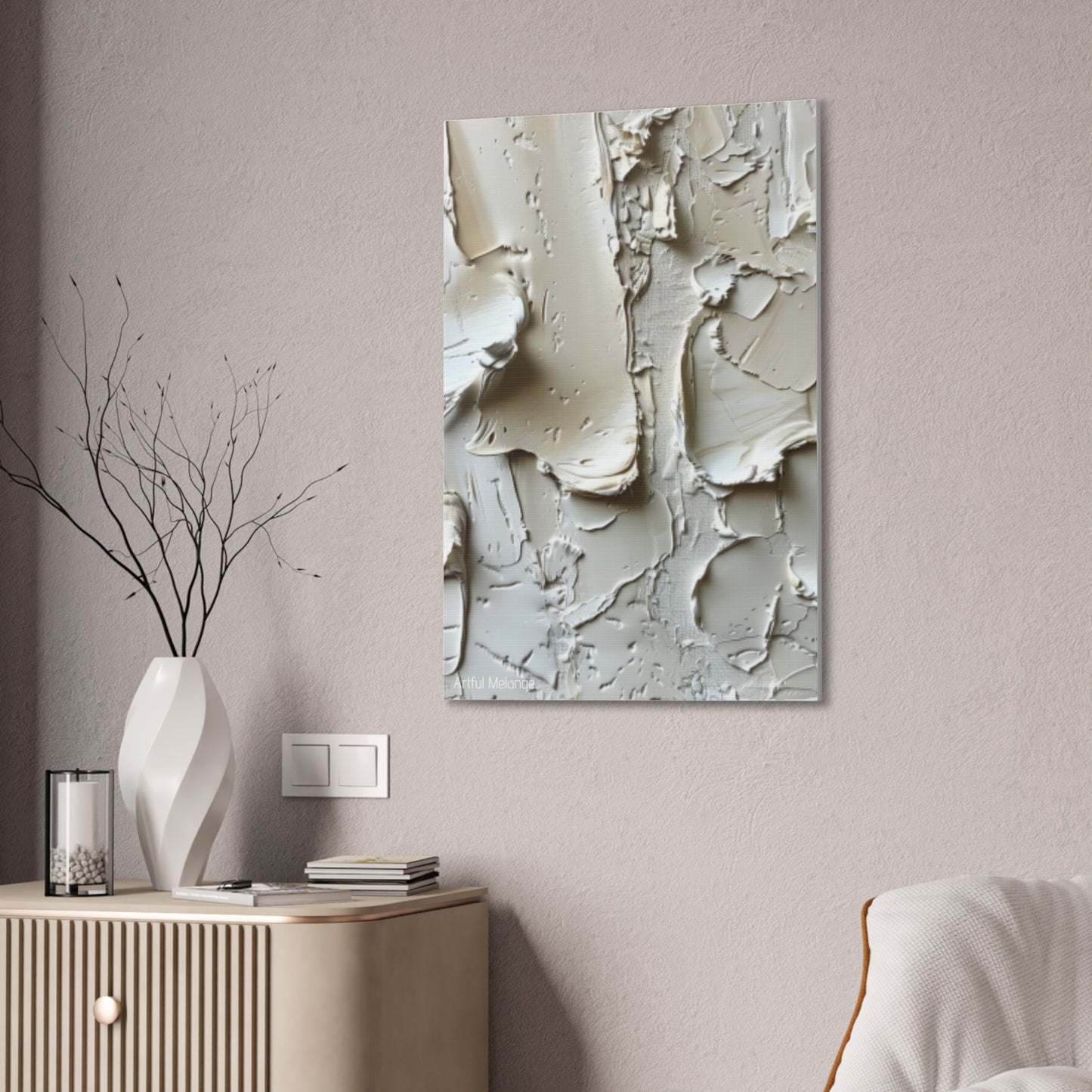 Primary Elegance: A Symphony of Sophistication Canvas Print