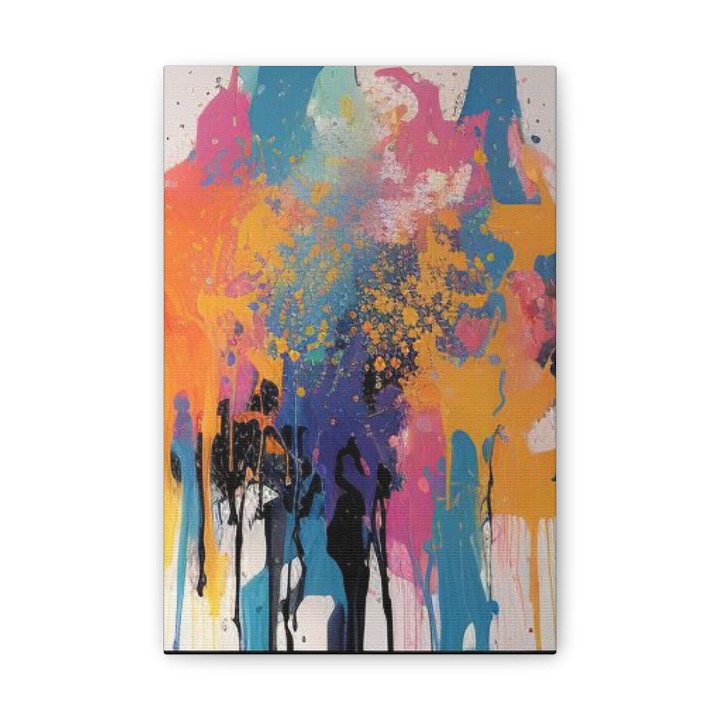 Primary Elegance: A Symphony of Sophistication Canvas Print