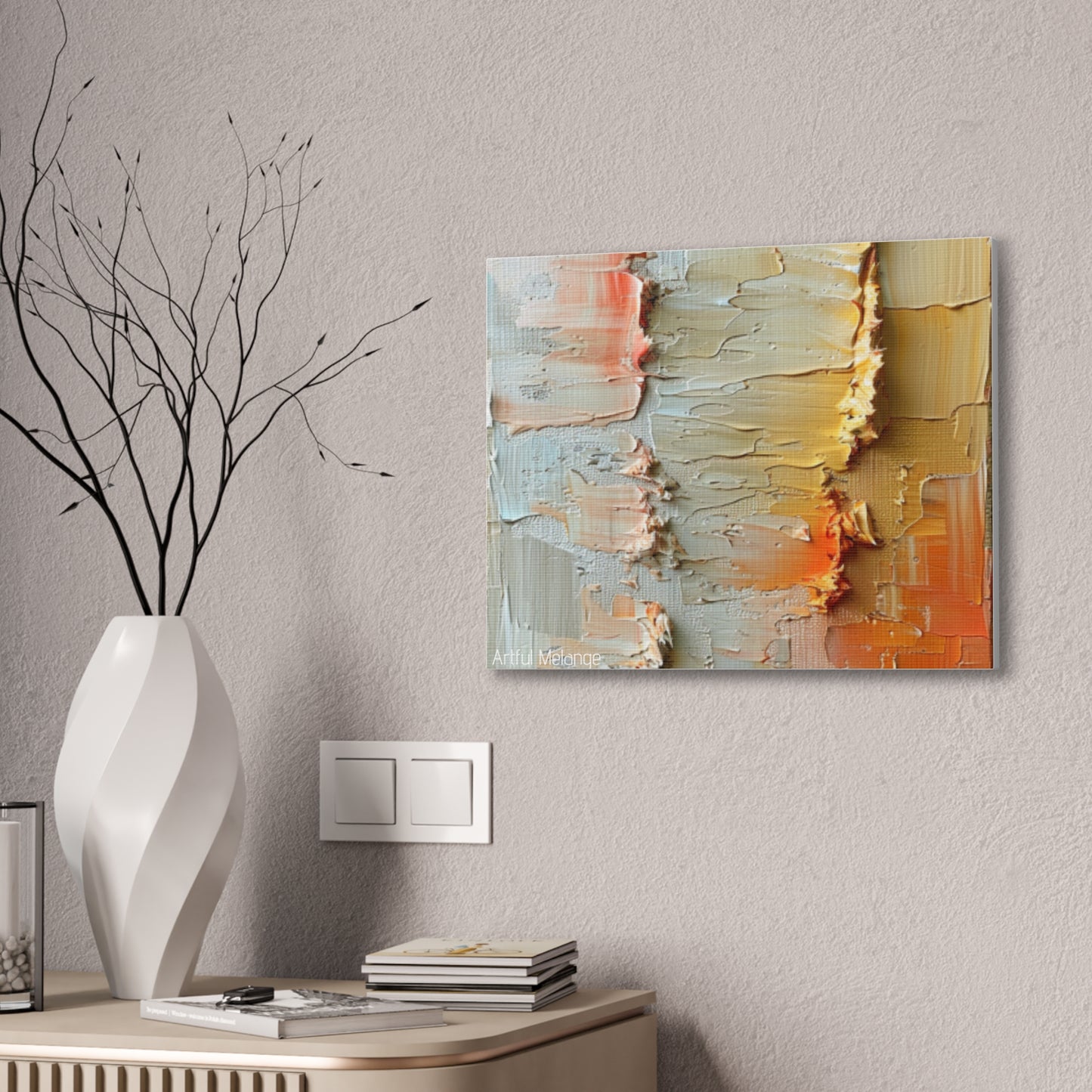 Primary Elegance: A Symphony of Sophistication Canvas Print