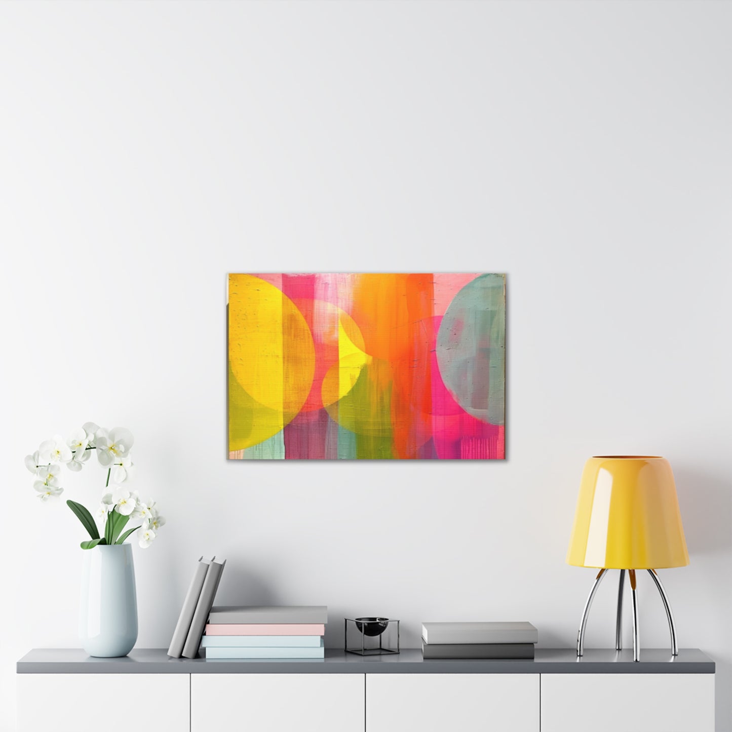 Primary Elegance: A Symphony of Sophistication Canvas Print