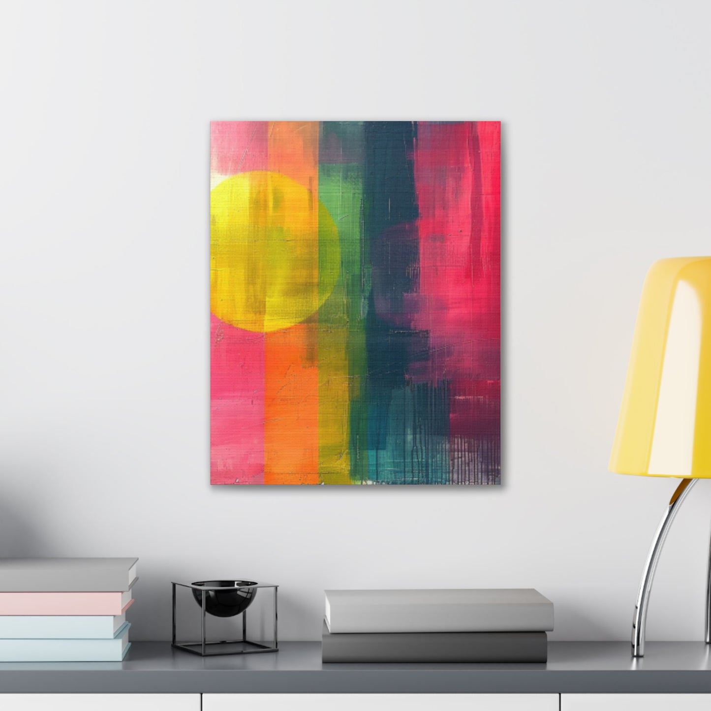 Primary Elegance: A Symphony of Sophistication Canvas Print