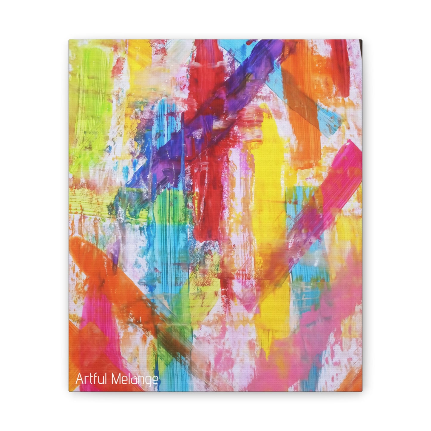 Primary Elegance: A Symphony of Sophistication Canvas Print