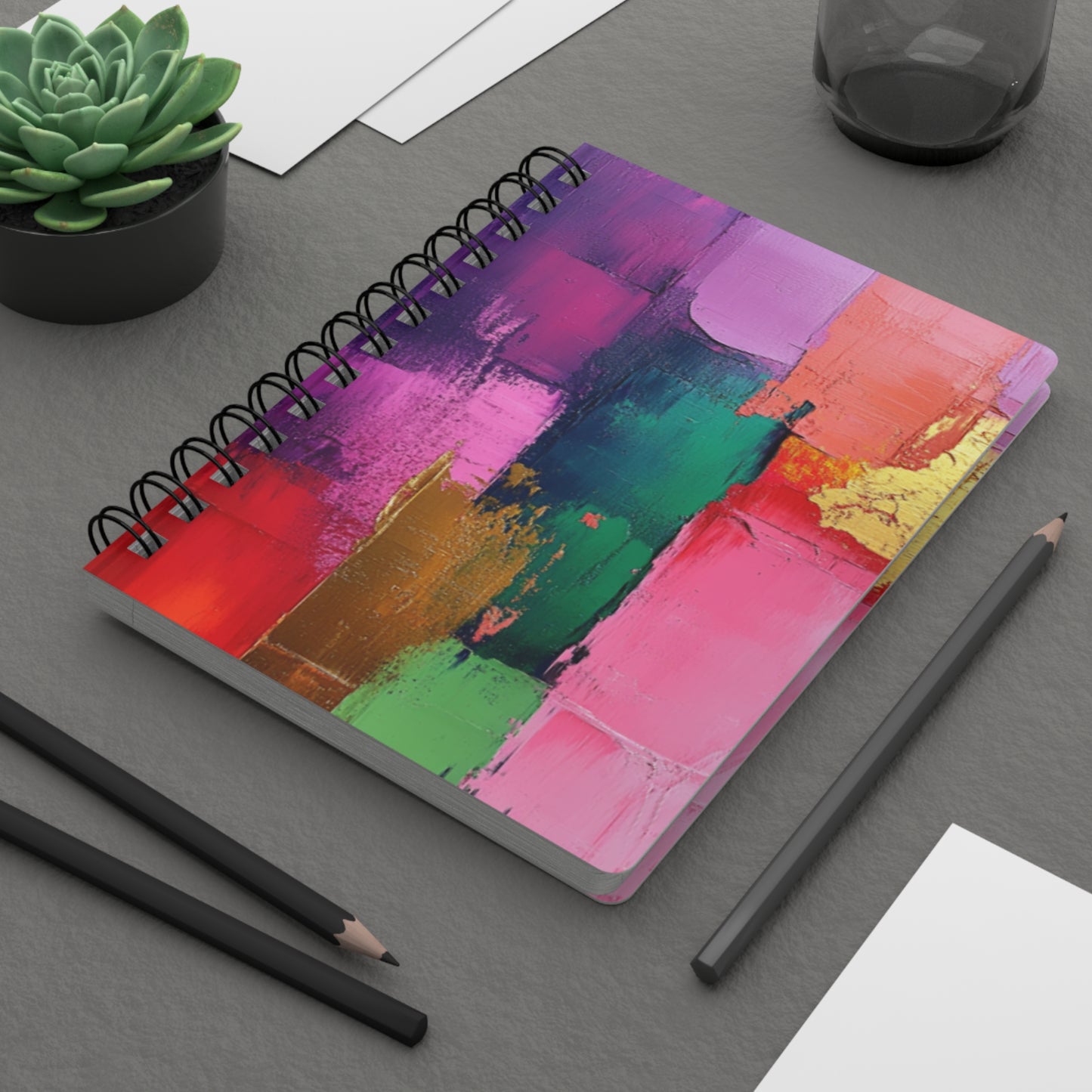 Vivid Canvas Chronicles Spiral Bound Journal