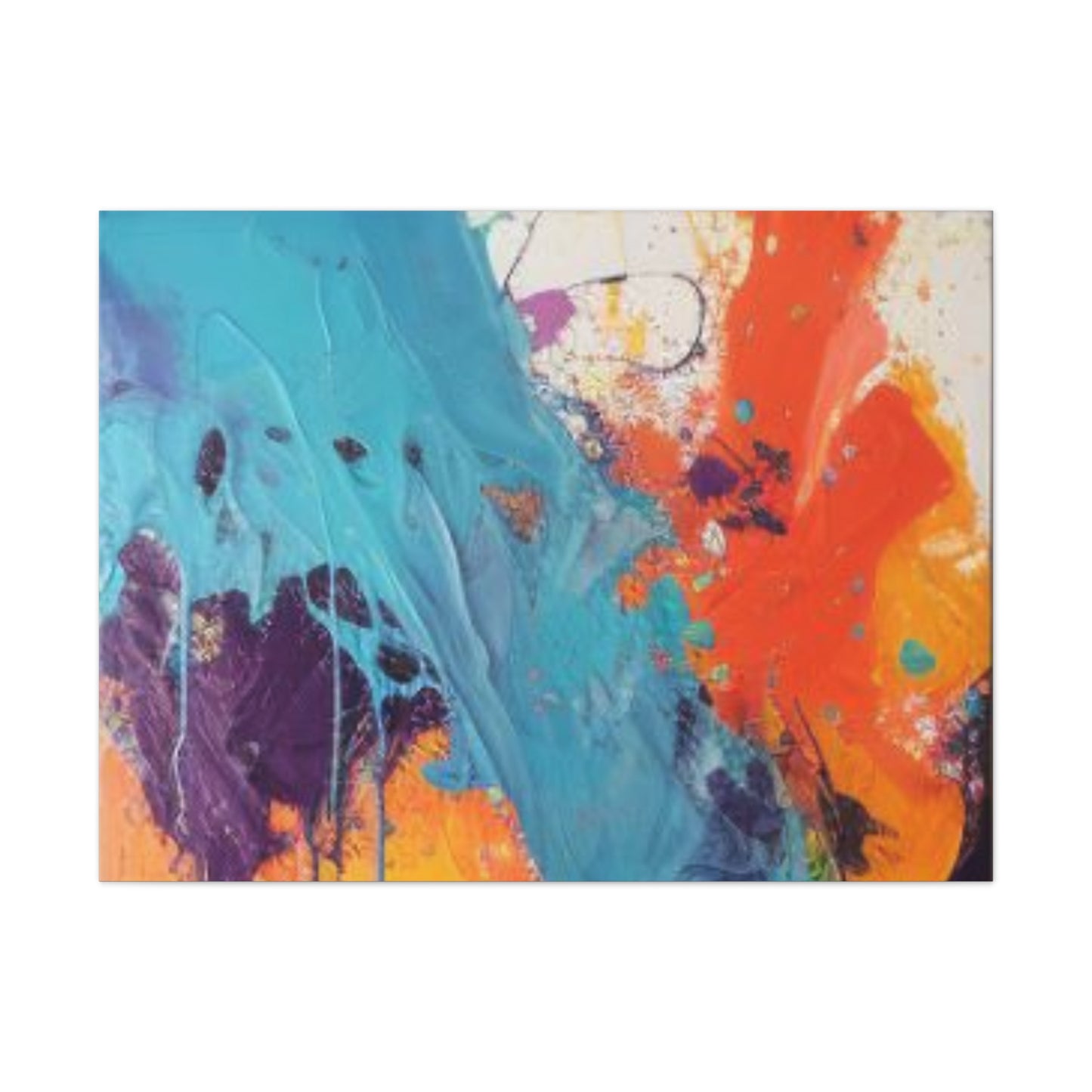 Primary Elegance: A Symphony of Sophistication Canvas Print