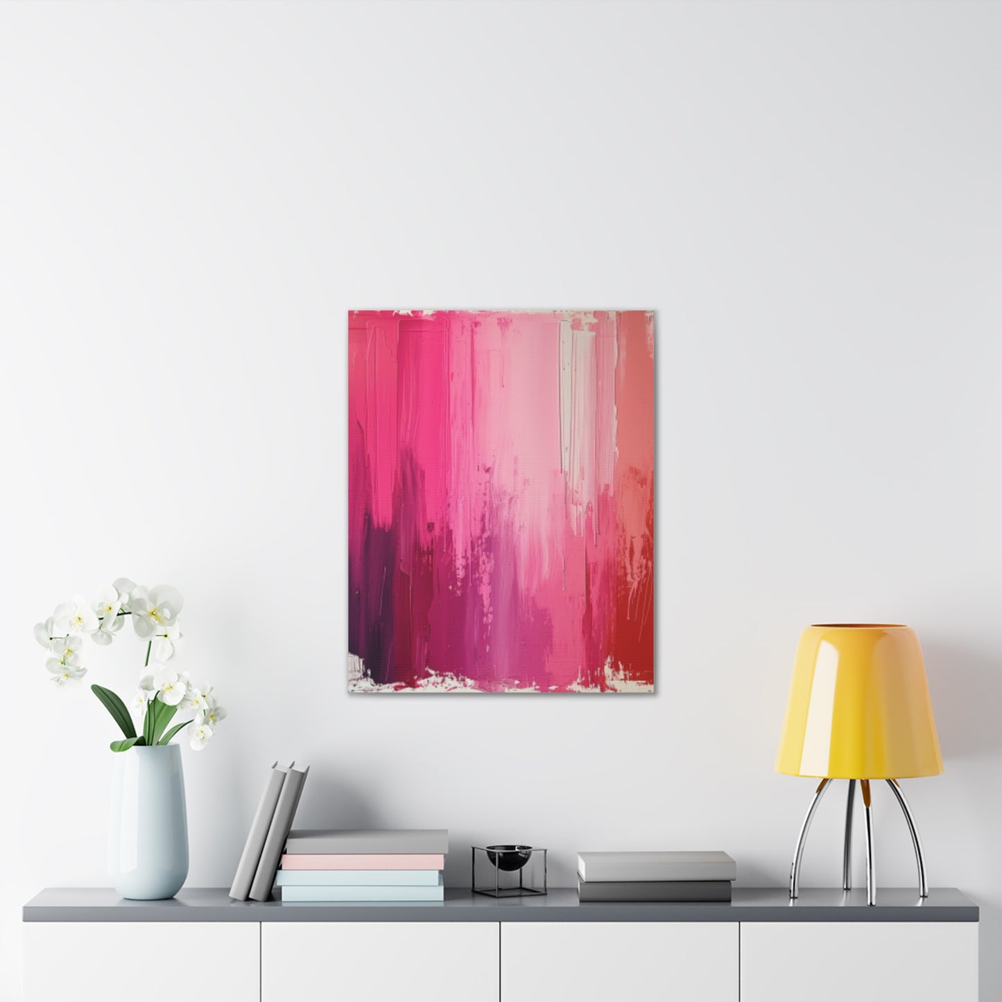 In The Pink: A Symphony of Sophistication Canvas Print