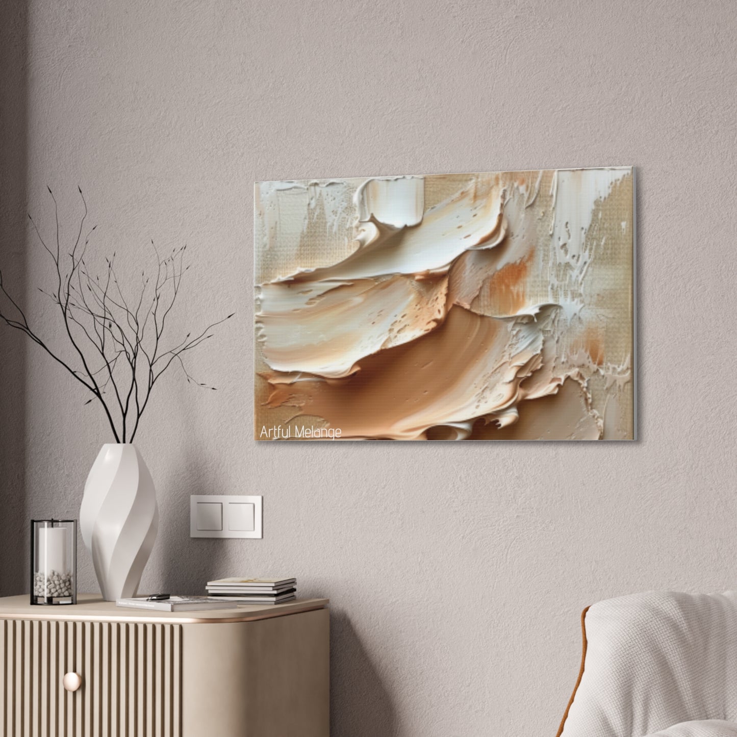 Primary Elegance: A Symphony of Sophistication Canvas Print